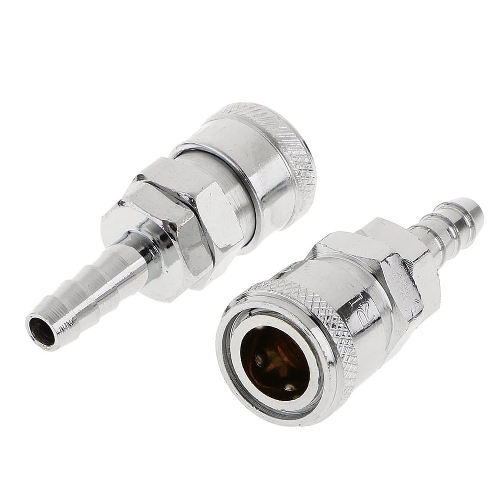 MorningVale Stainless Steel Imported 2Pcs Quick Release Coupler Connector Air Line Hose Coupling Compressor Sh20