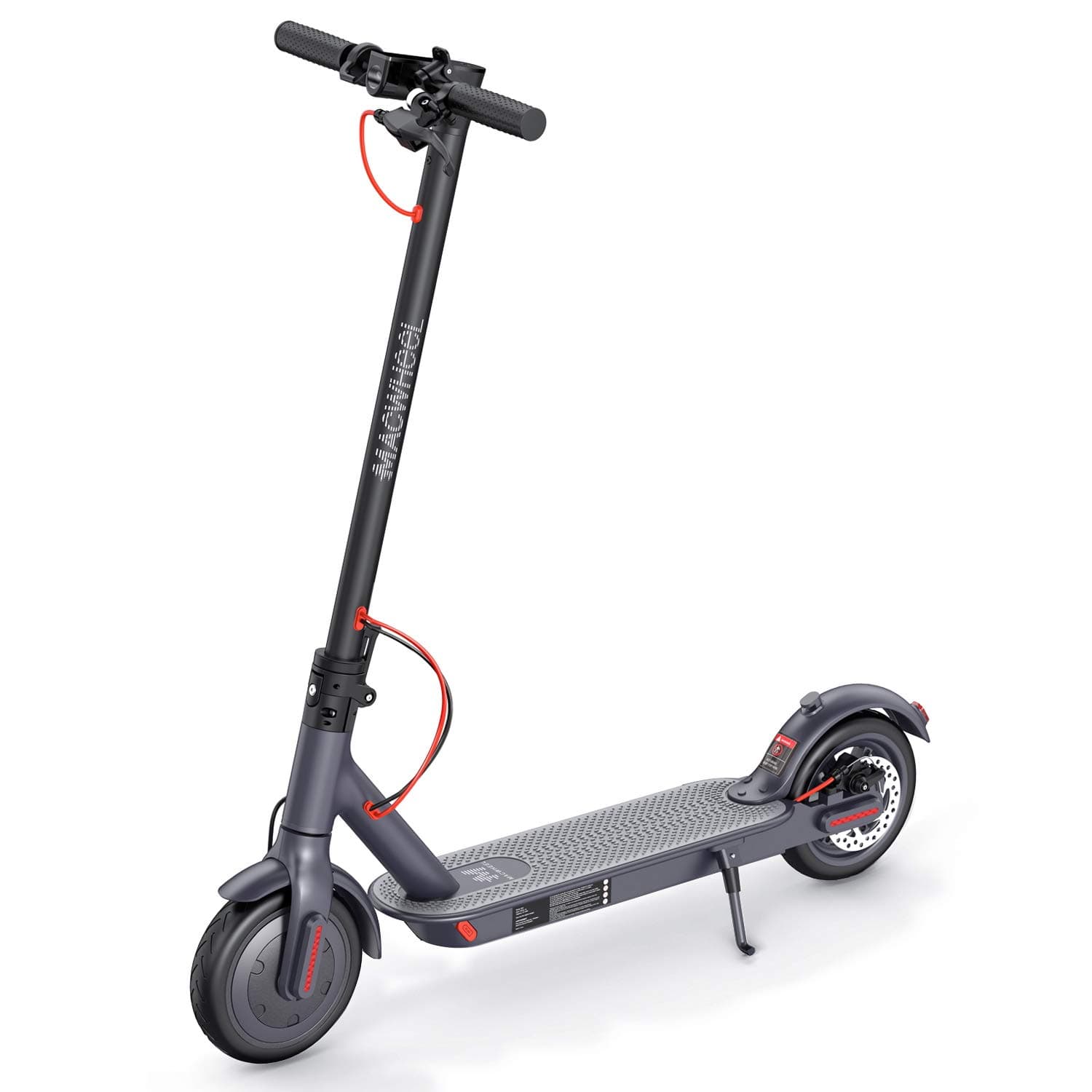 Electric Scooter, Powerful 350W Motor, 18.6 Miles Long-Range 270Wh 36V/7.5Ah Battery, Up to 15.6 MPH, 8.5" Non-Pneumatic Foam Filled Tires, Adult Electric Scooter for Commute and Travel (MX1)