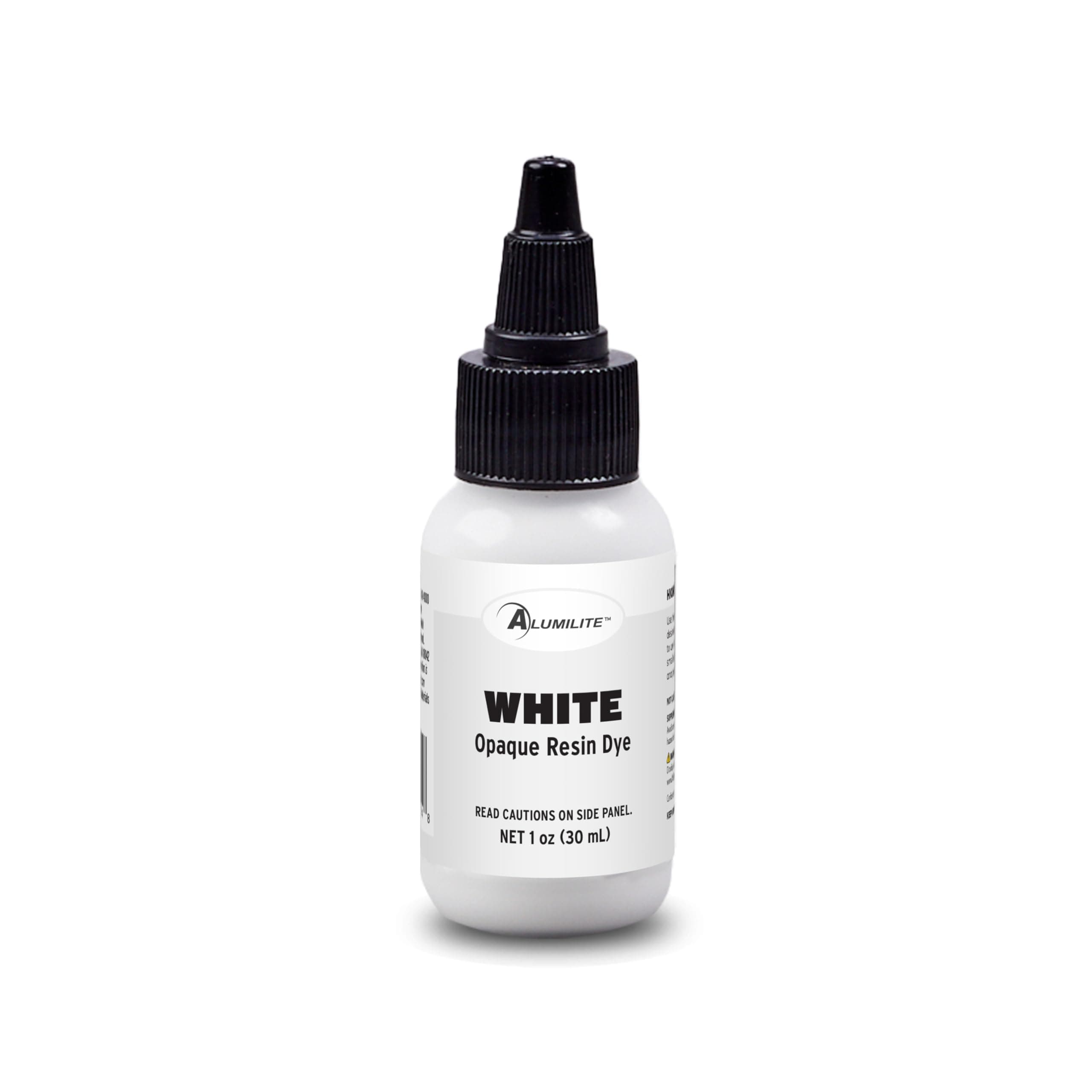 Alumilite Liquid Color Dye Tint for Resin Casing - Highly Concentrated for Epoxy Coating, and Urethane, Ideal for Coloring Clear, Translucent, Opaque Art & Craft Projects (White, 1oz)