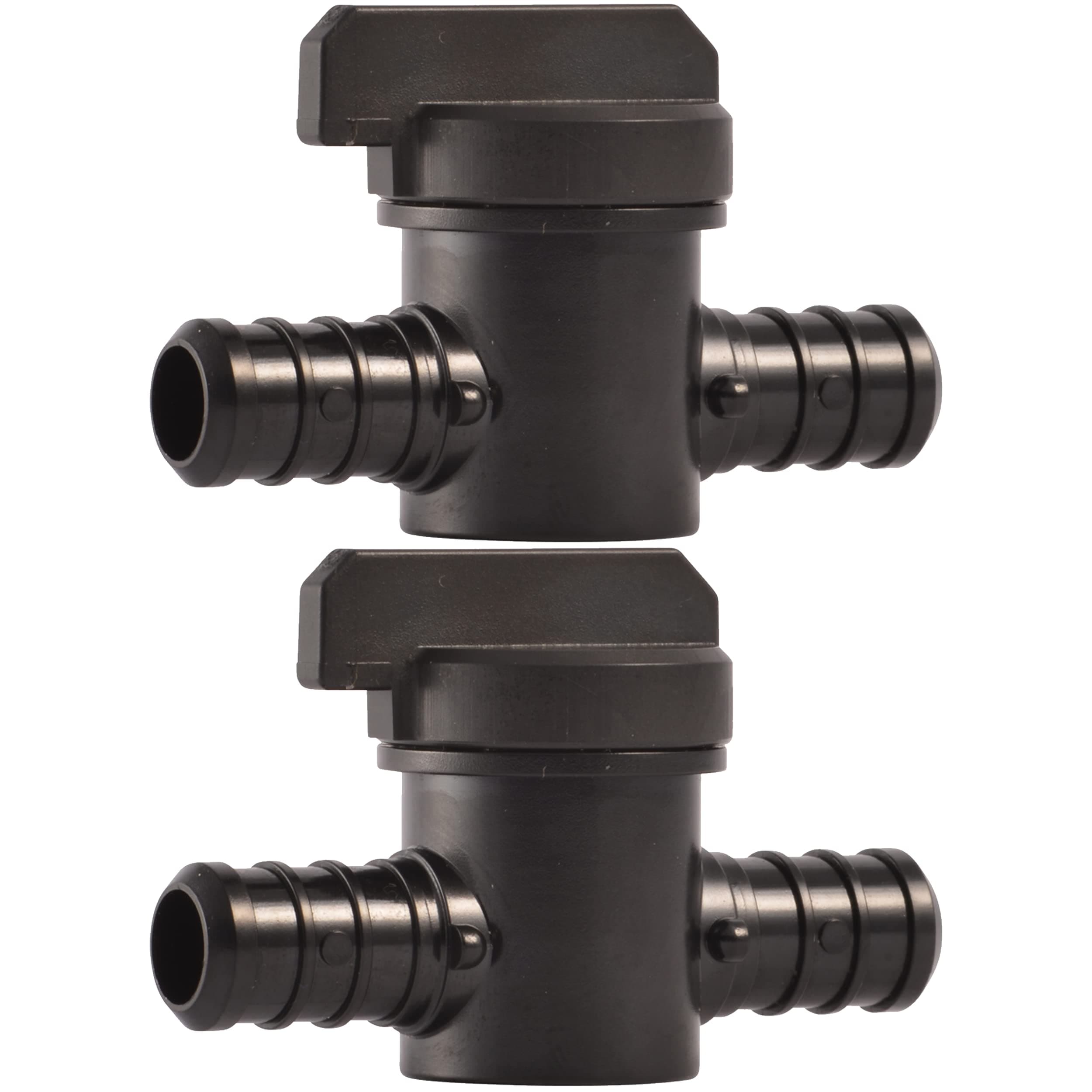 1/2 Inch Poly Crimp Ball Valve, Pack of 2, PEX Pipe, PE-RT, 24606Z2