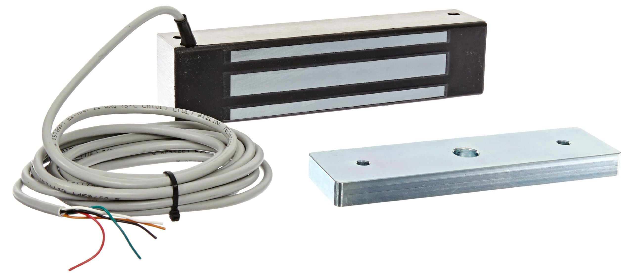 SecuritronMagnalock Electromagnetic Lock with Magnetic Bond Sensor, 600lbs Holding Force, 12/24VDC