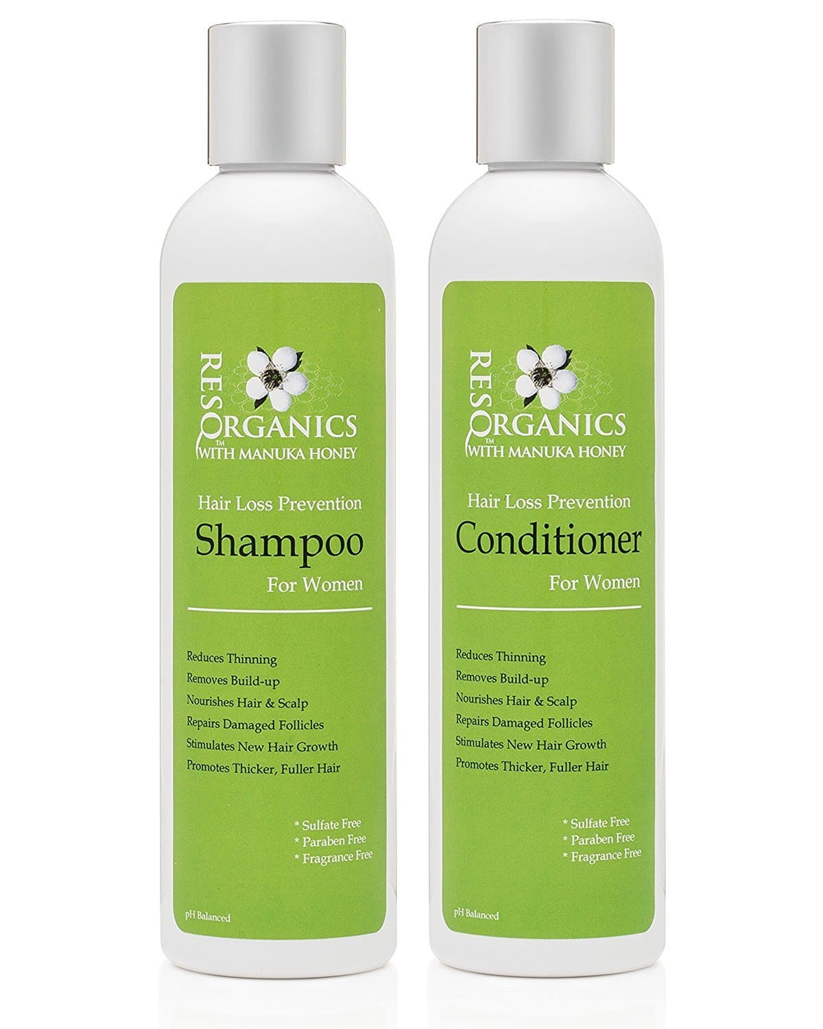 Thick & Nutrient Rich pH Balanced Shampoo & Conditioner – PREVENT HAIR LOSS, Reduces Itching, Dryness, Frizz, Thinning and Breaking – LOVE YOUR HAIR AGAIN!
