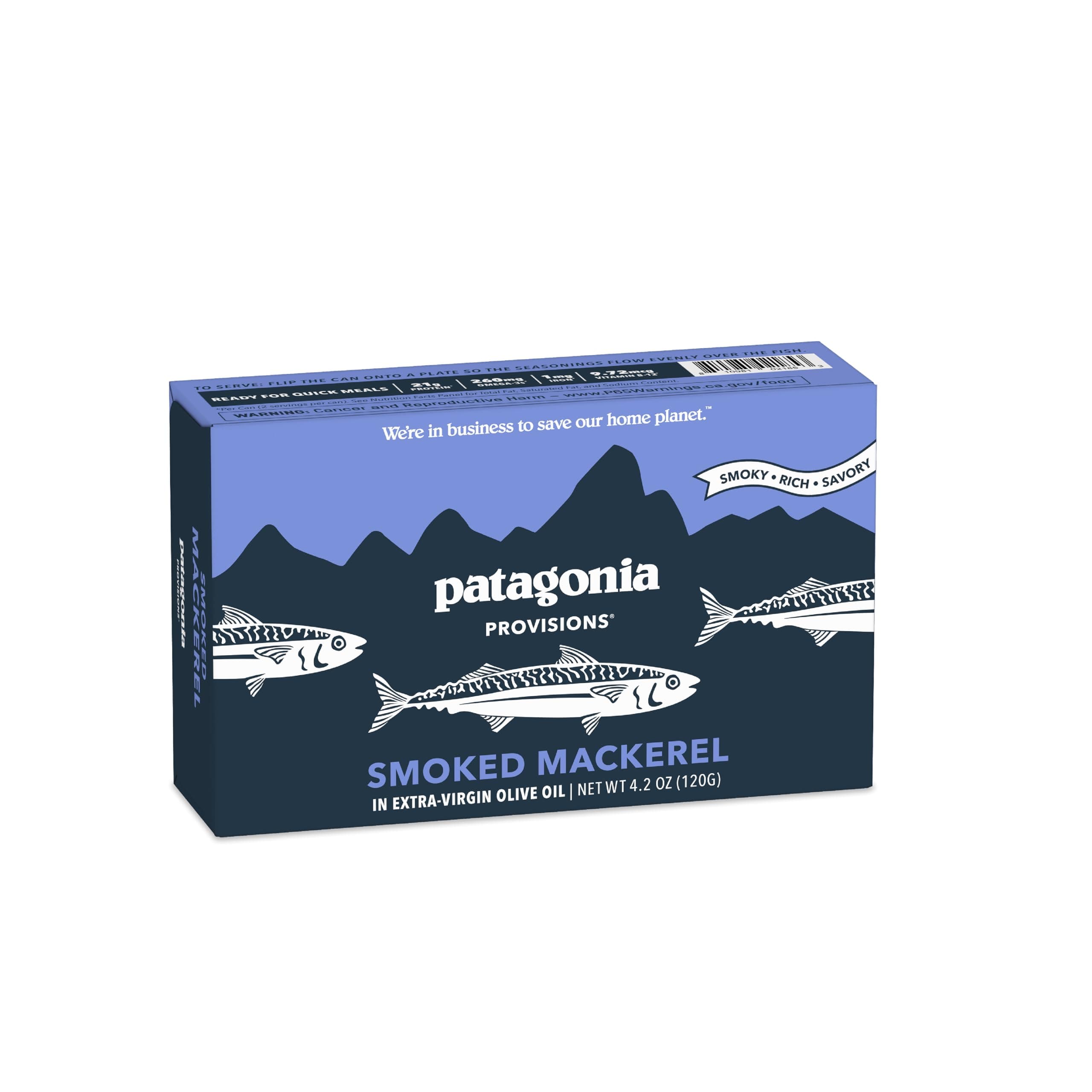 Smoked Wild Mackerel | Responsibly Sourced in Spain | 22g Protein per Tin & Gluten Free