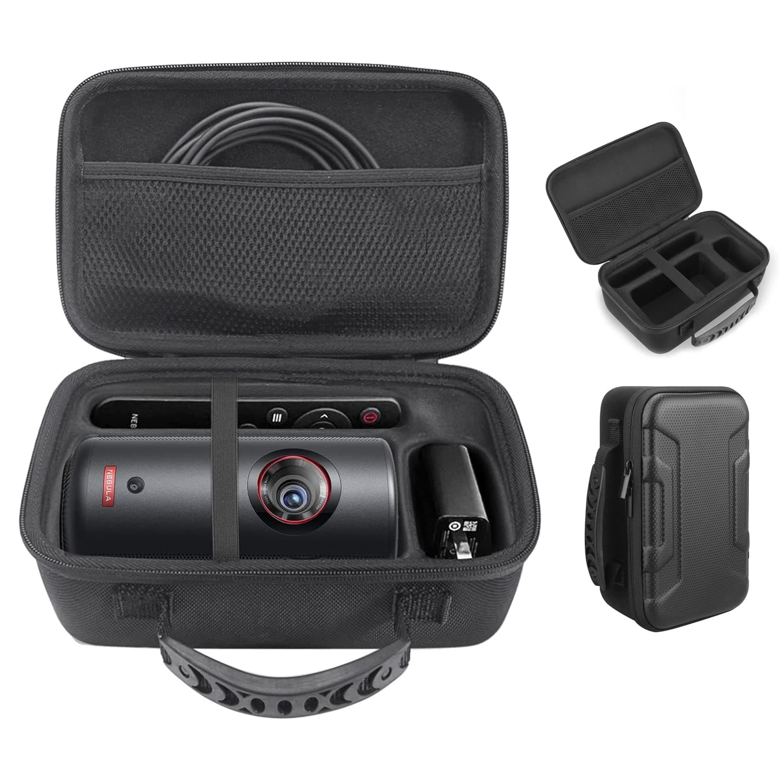 Portable Hard Case for Nebula Capsule 3 Laser/Nebula Capsule 3, Charger and Other Accessories, Waterproof, Dustproof and Shockproof (Black)