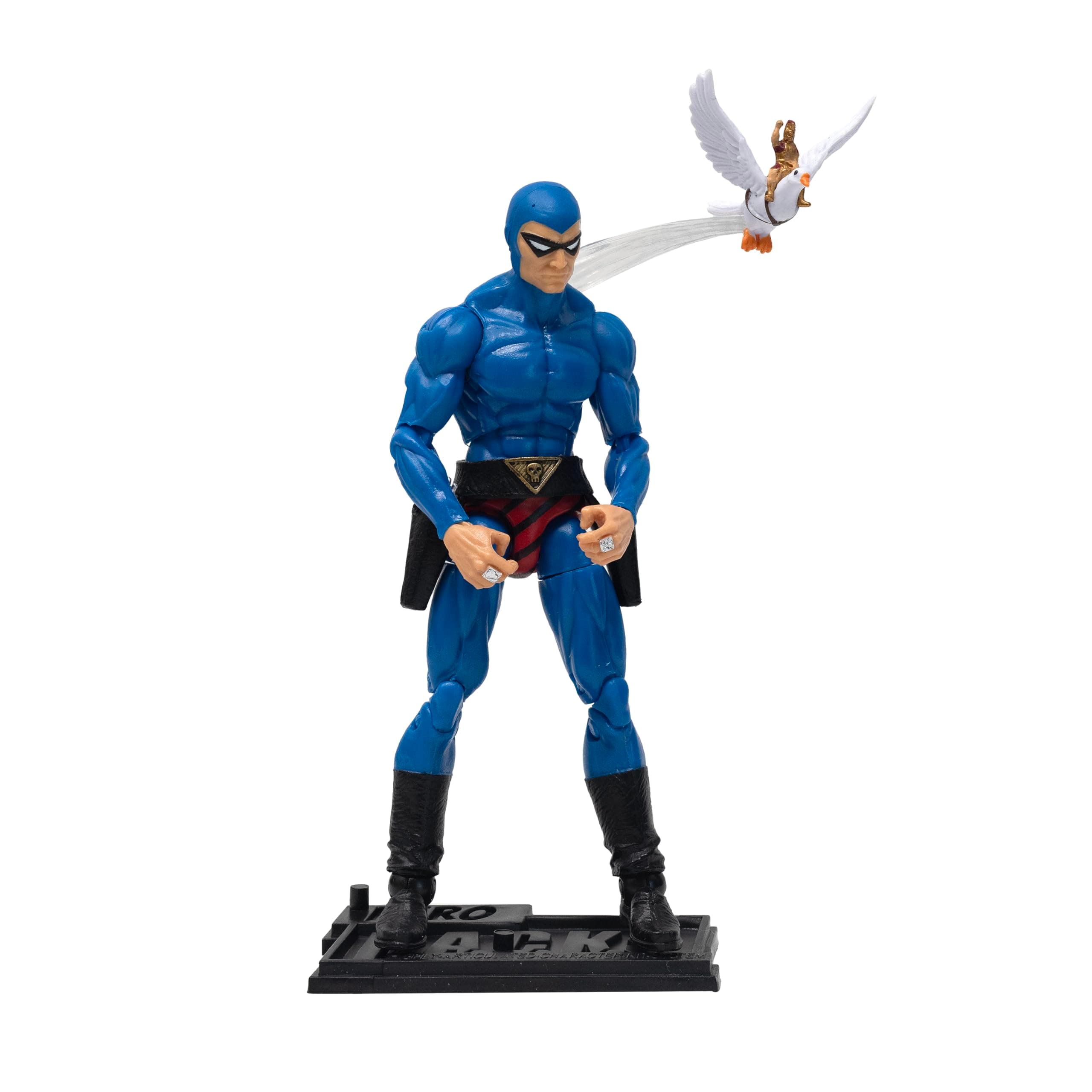 Hero H.A.C.K.S. 21st Phantom Action Figure, Wave 1.5 – Highly Articulated Figurine & Accessories, Doves, Vlad and Melodee, Holstered Belt, Pistols, Alternative Hands, & Stand – 1:18