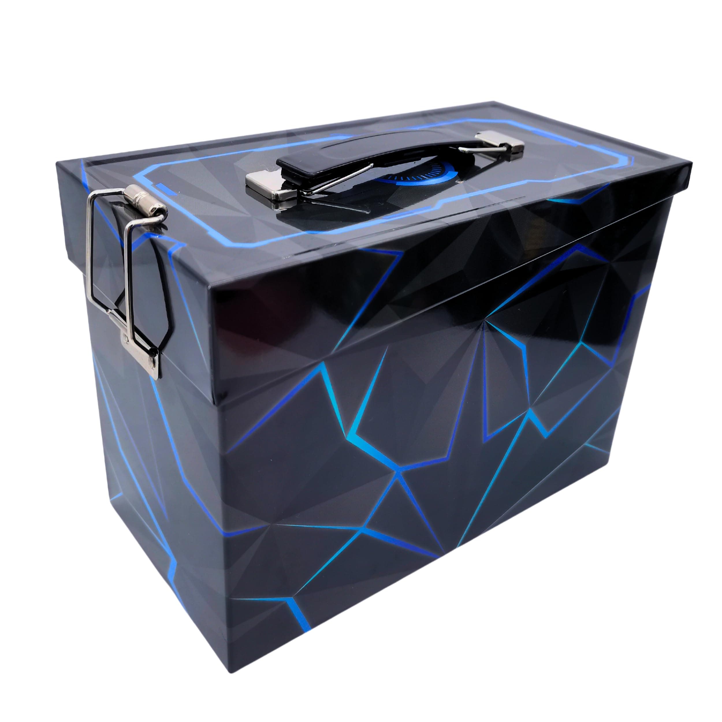 Tin Storage Box, Lunch Box & bedroom accessories. Cool Gaming star wars style kids & Adults lunchbox, medicine treasure, snack sweets box. Neatly store small bits & bobs Great for Nerf bullets storage