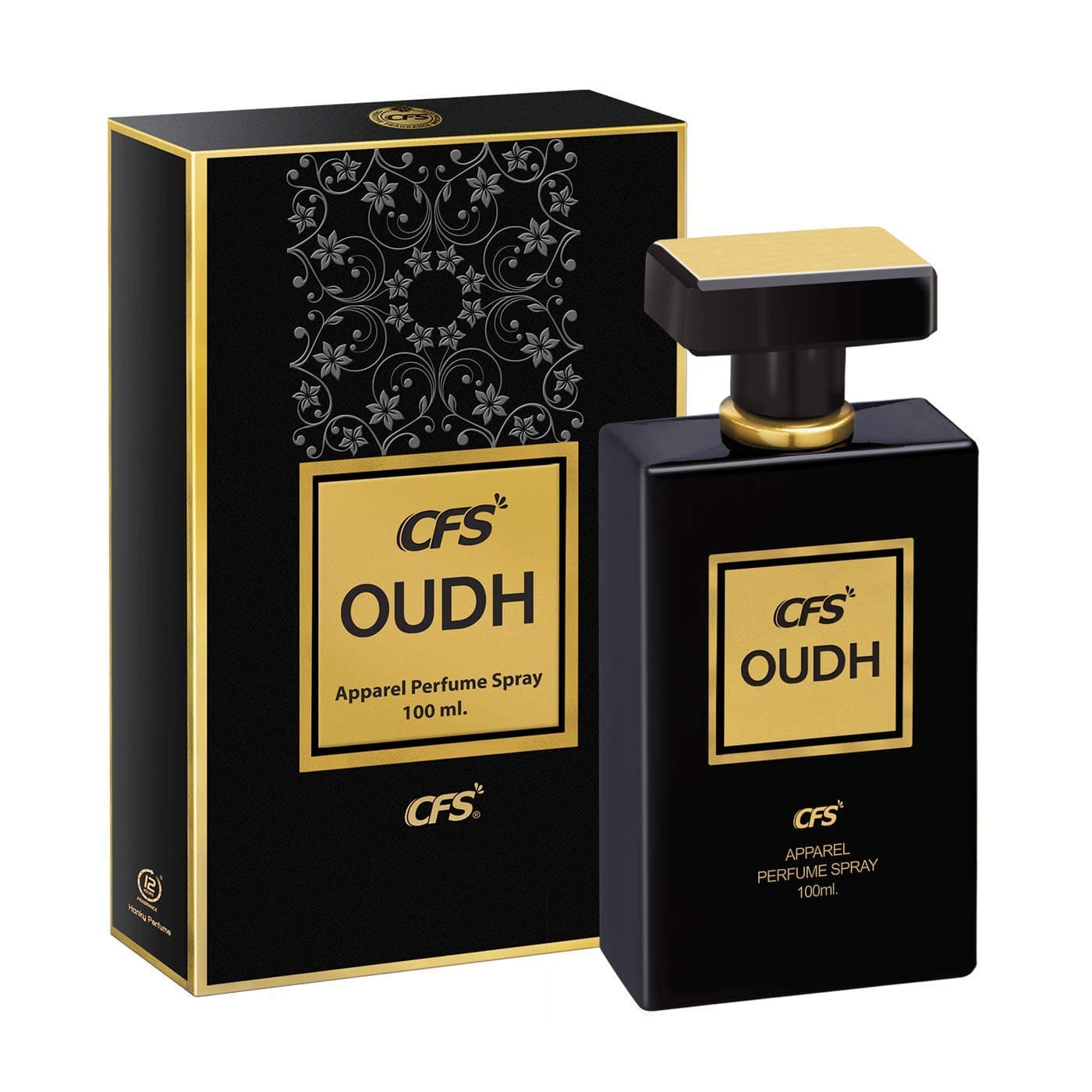 CFS CREATIVE FRAGRANCE SERIES Oudh Black Liquid Eau De Parfum Long Lasting Unisex EDP, 100ml