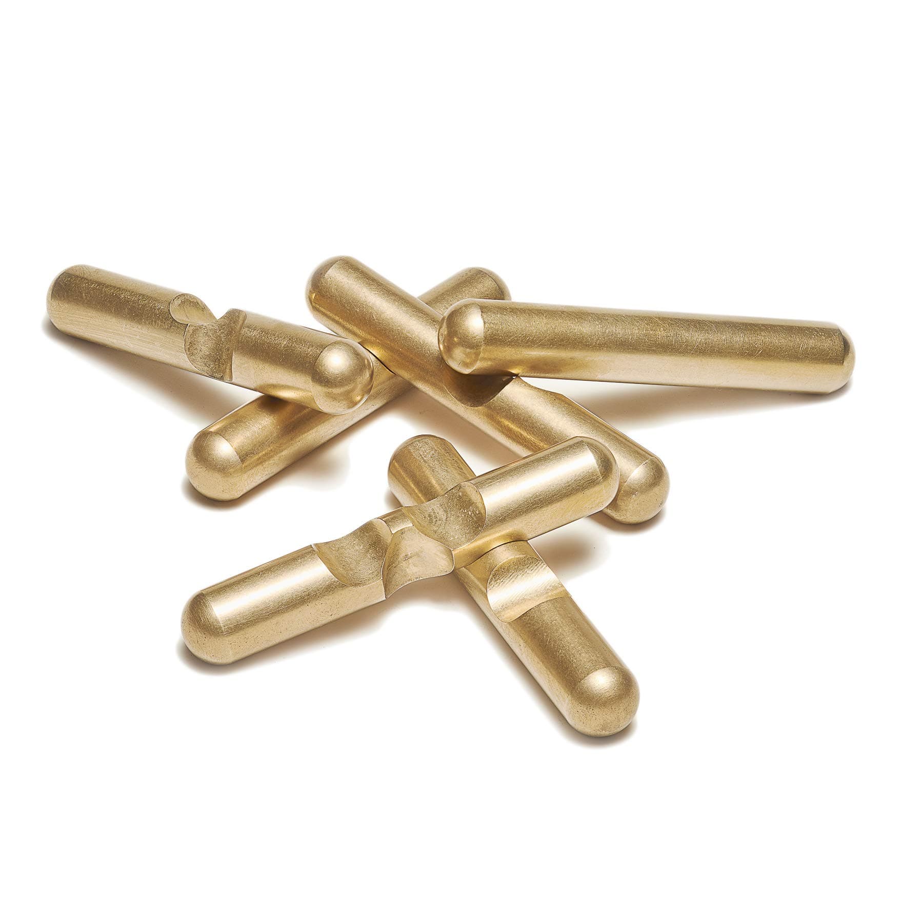 Craighill Jack Puzzle - Brain Teaser Puzzle, 3D Brain Game, Mind-Bending & Satisfying, Aesthetic Home & Office Decor - Solid Brass