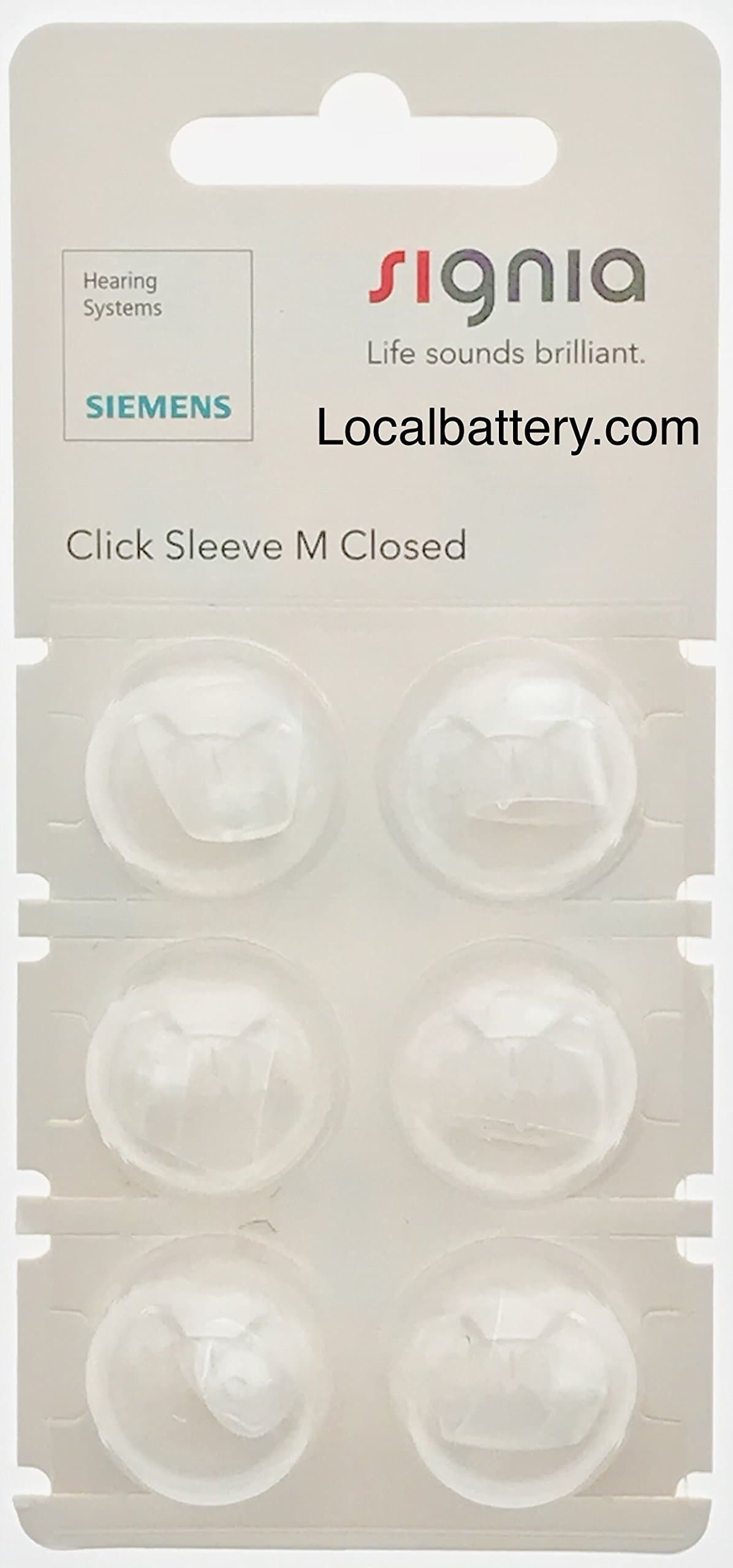 Click Sleeve, Medium Closed for RIC and SILK Products