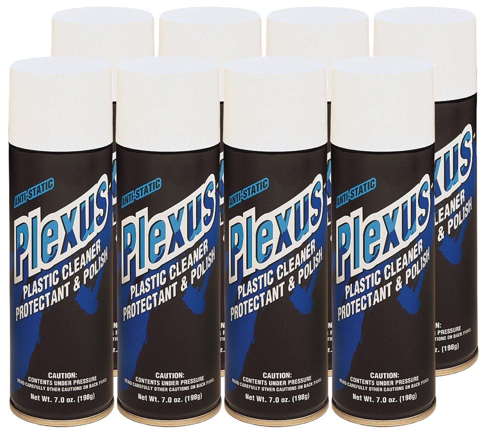 Plexus 20207-8PK Plastic Cleaner and Polish Aerosol, 7 fl. oz., 8 Pack