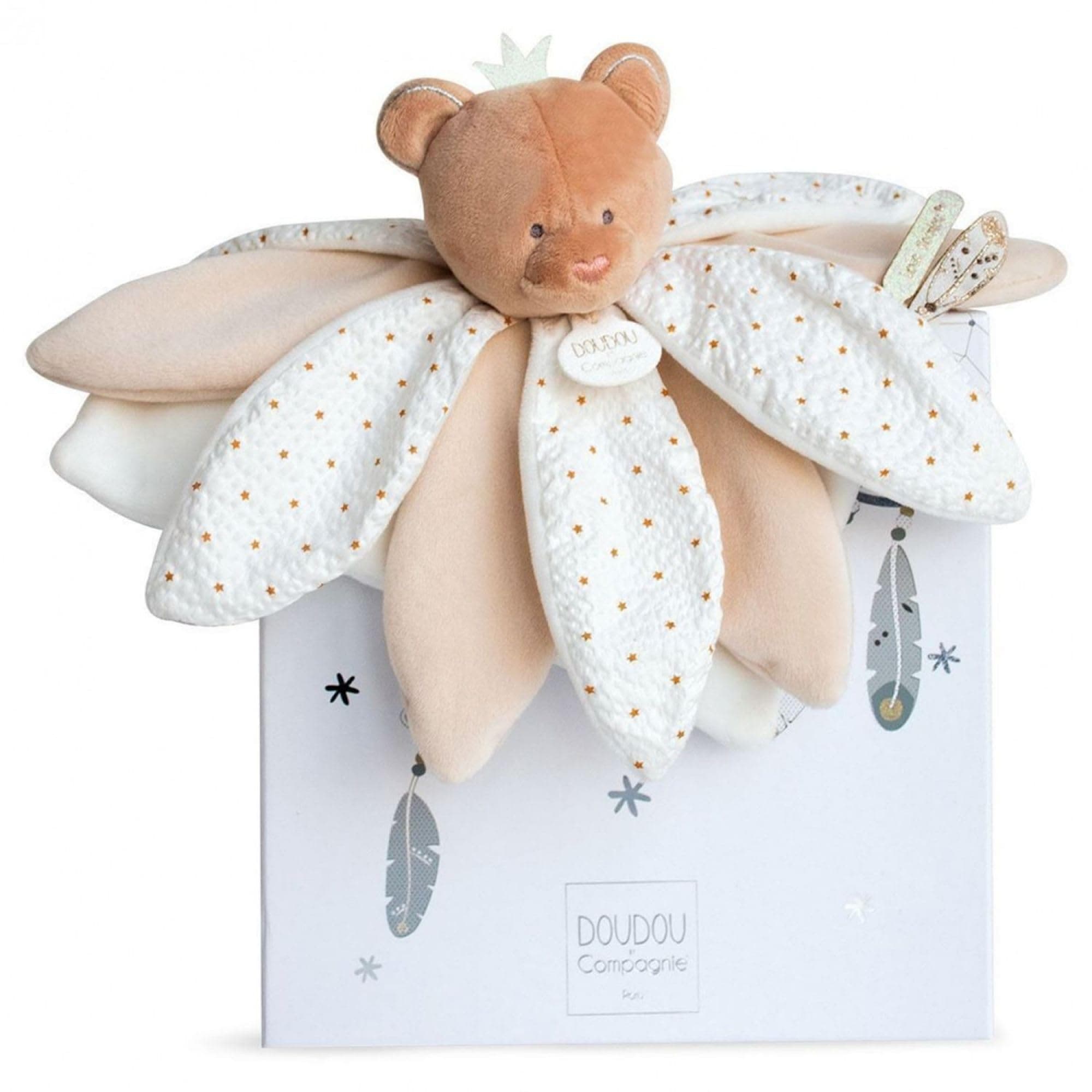 Doudou et Compagnie DC3549 ATTRAP-Dream Bear Pet Doudou, Beige