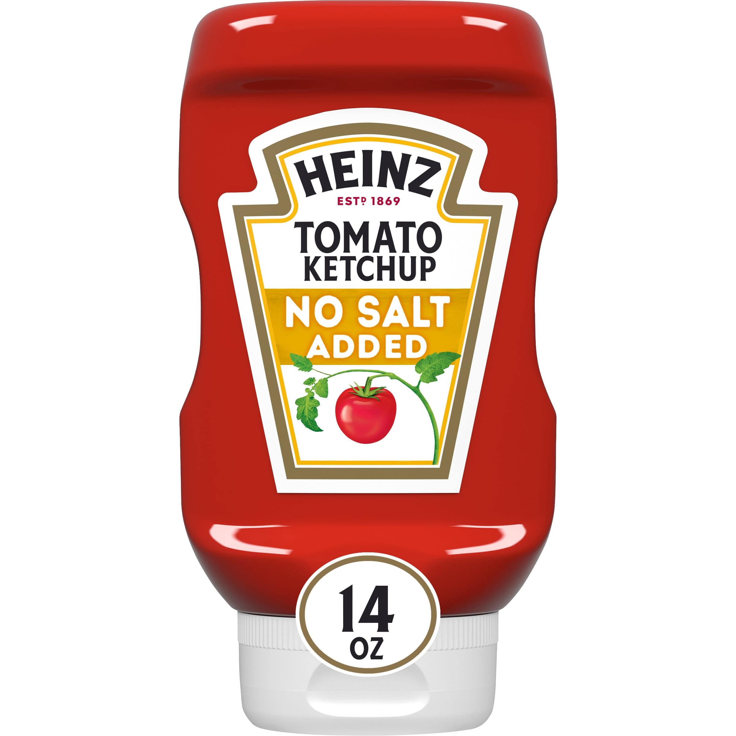Tomato Ketchup with No Salt Added, 14 oz Bottle