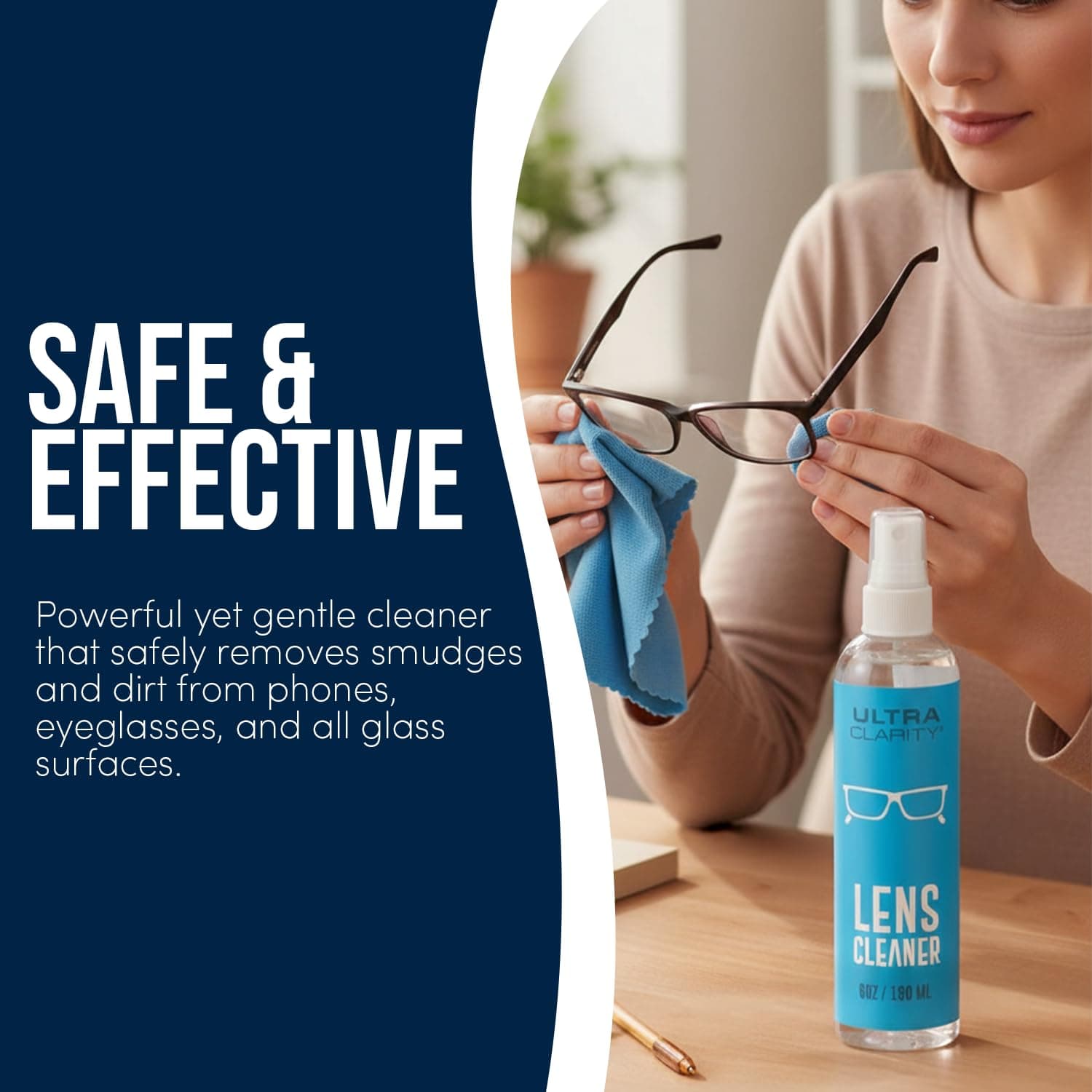 Powered by Nano Magic Lens Wipes for Eyeglasses & Screen Cleaning Wipes 420 Pack | Optical-Grade Pre-Moistened Nonabrasive Wipes | for Coated Eyeglasses, Sunglasses, Goggles, Optics