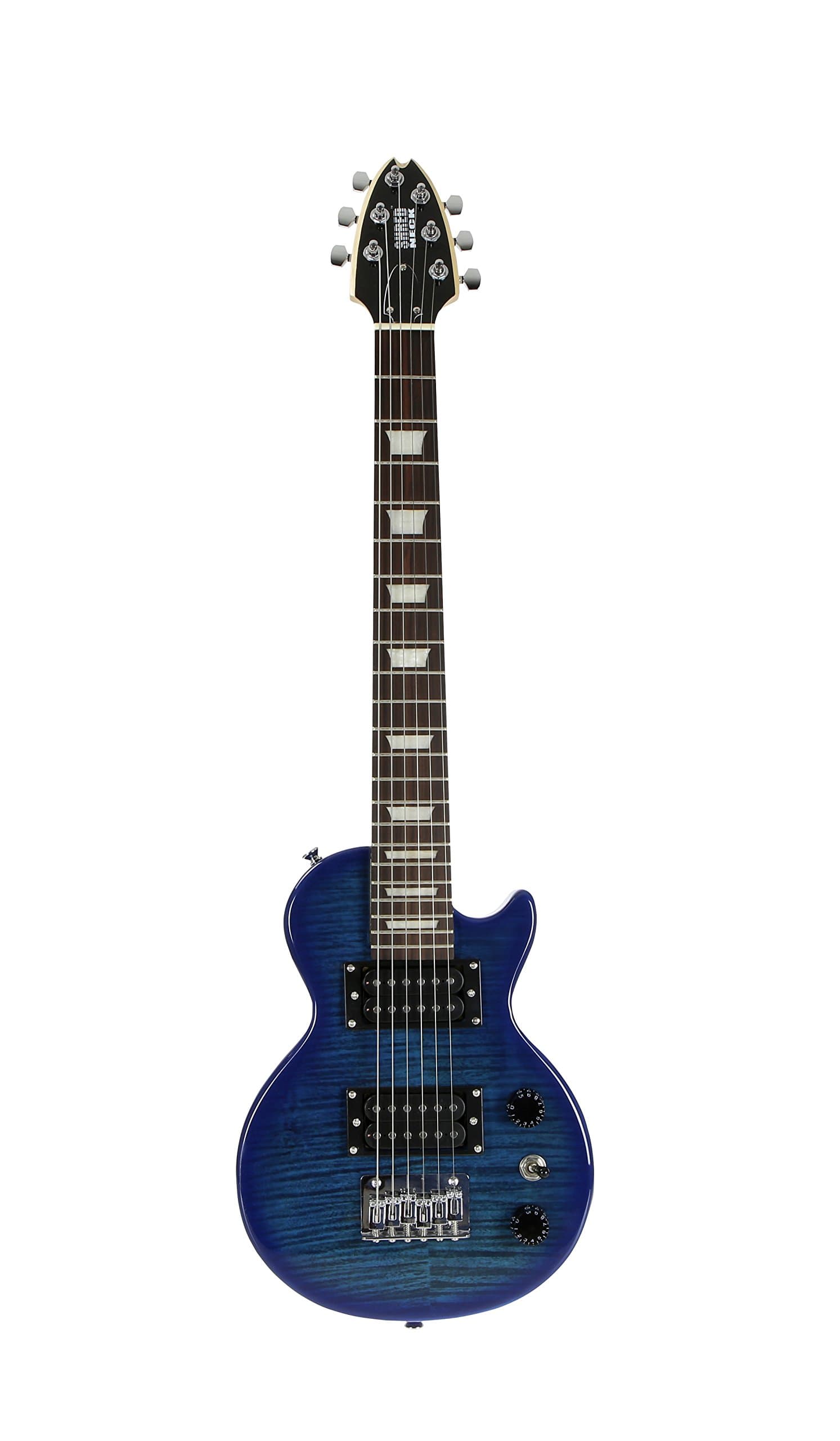 Travel Guitar - Blue Transparent Burst - Model: STVD-BTB