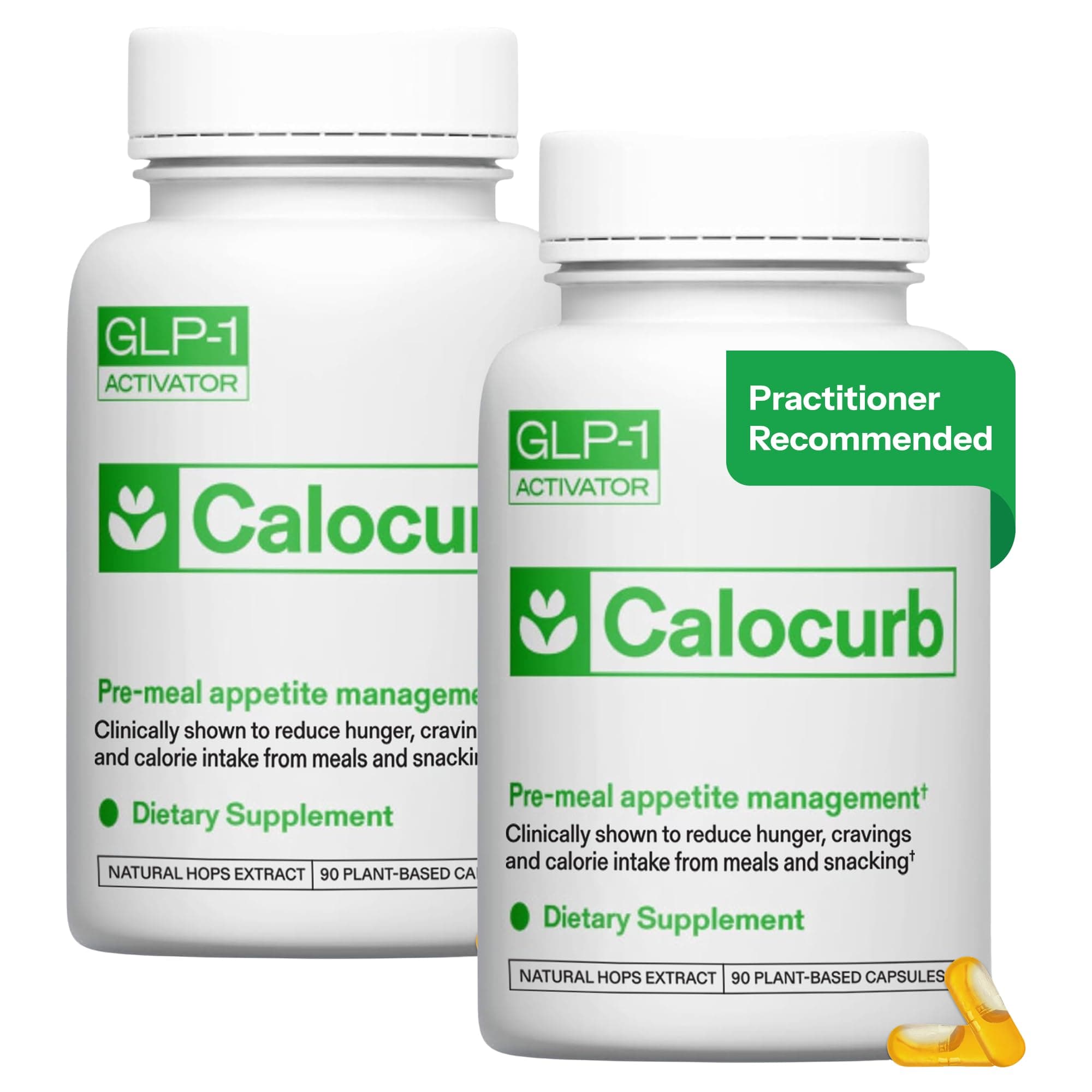 Calorie Control Supplement 6X Natural GLP-1 Support, Official & Patented Amarasate Formula, Plant Based Dietary GLP1 Supplement, Manages Appetite, Hunger & Cravings, 1 Month Average Supply, 180 Count