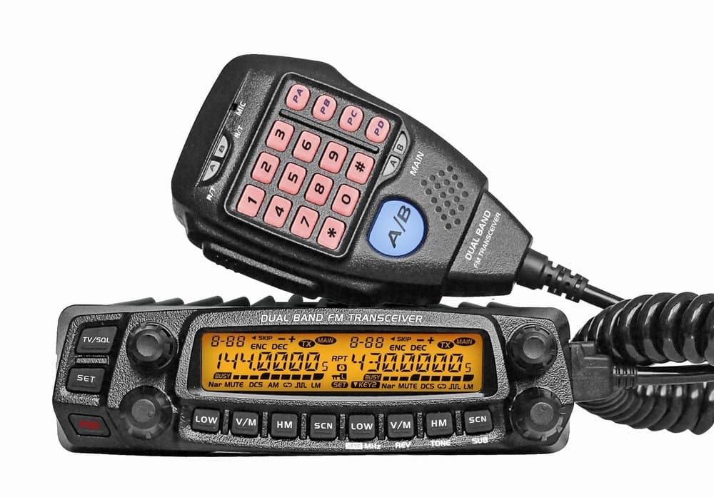 Dual Band Mobile Transceiver VHF/UHF Transmitter Vehicle Radio AT-5888UV