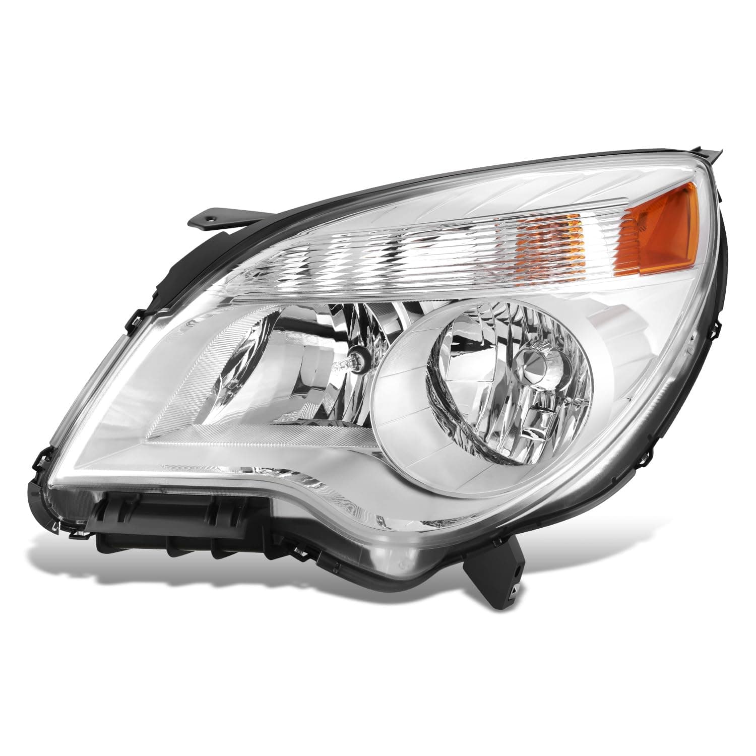 DNA MOTORING Left OE Style Headlight Compatible with 2010-2015 Chevy Equinox LS LT,OEM-HL-0202-L