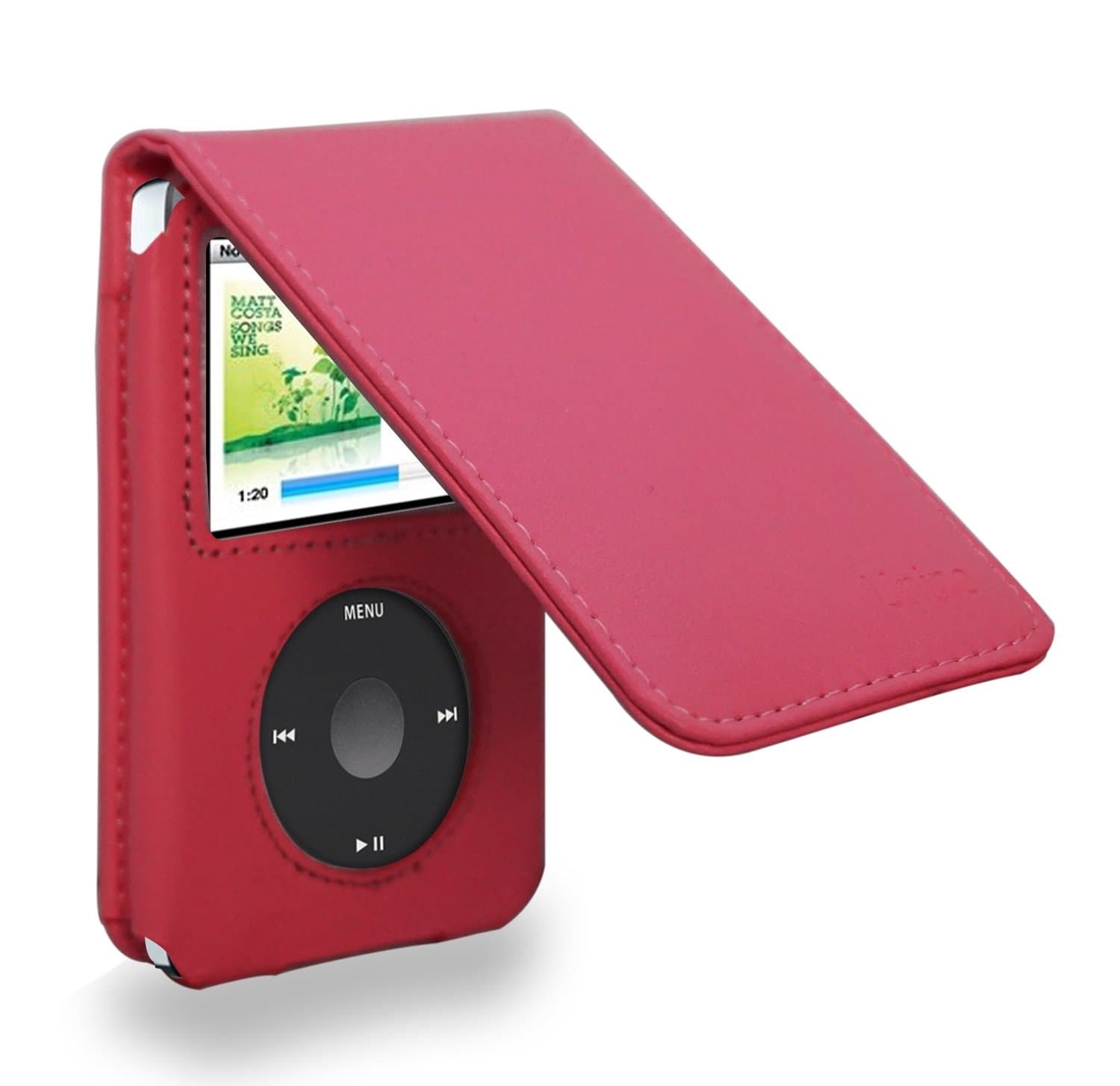 Ipod Classic Leather Flip Case 120/160 GB (Pink)