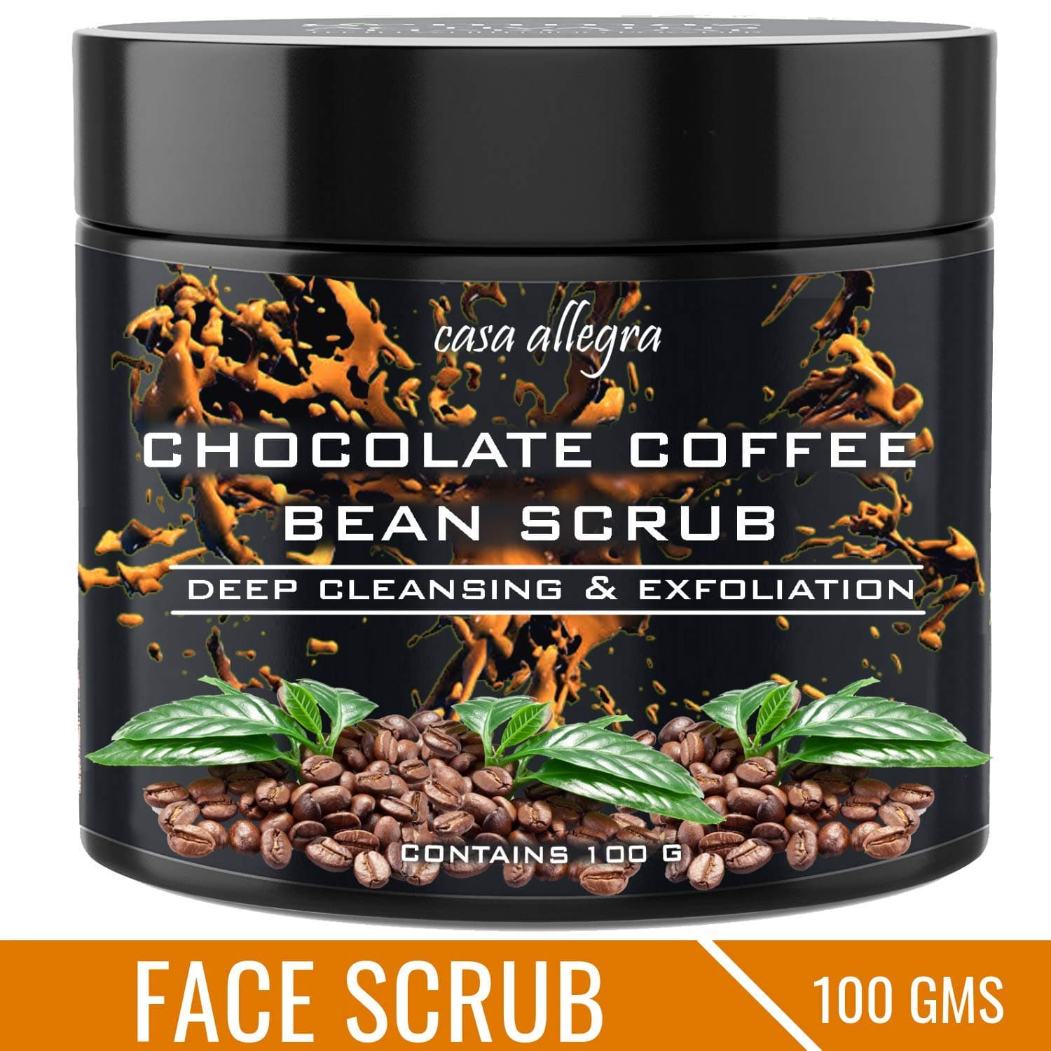 Casa Allegra Chocolate Coffee Bean Scrub - 100 grams