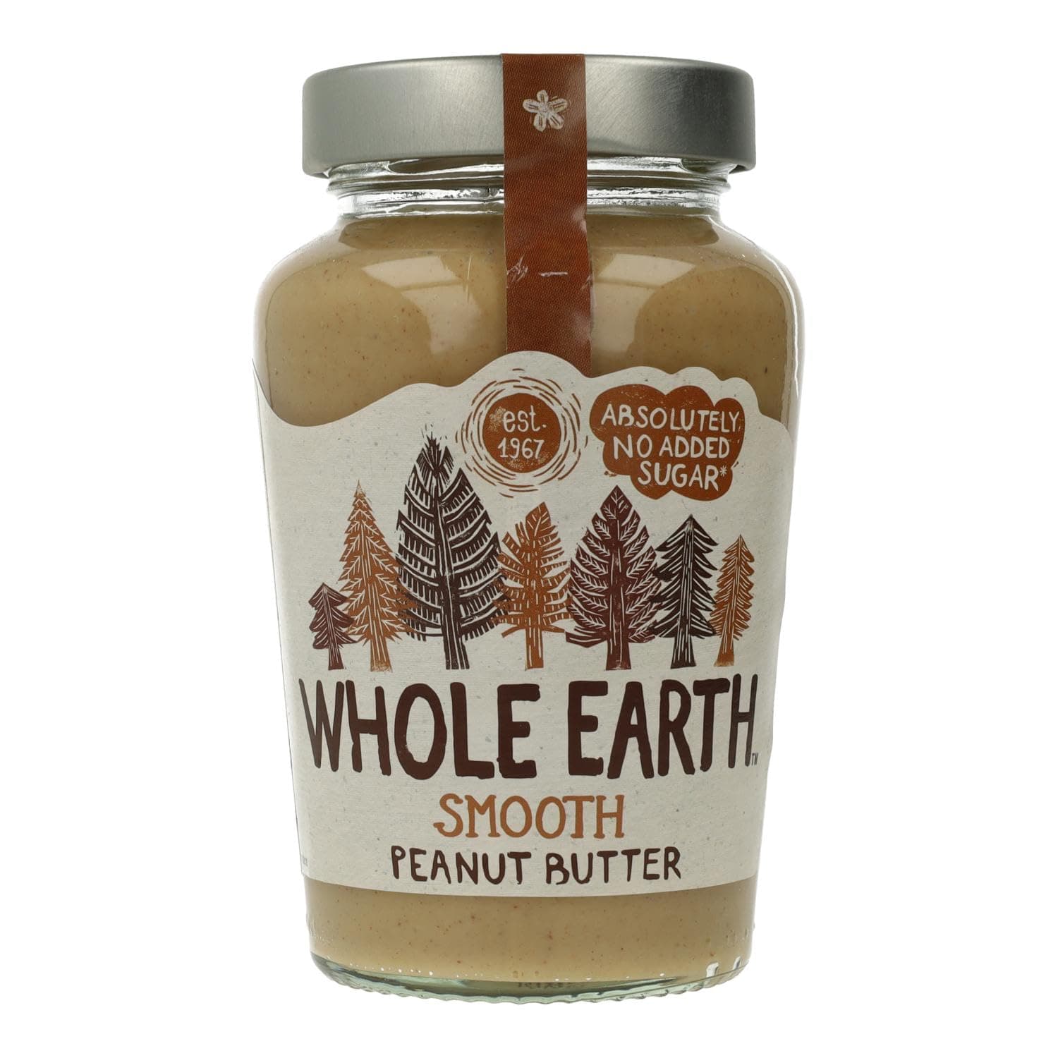 Whole Earth Smooth Peanut Butter, 454g