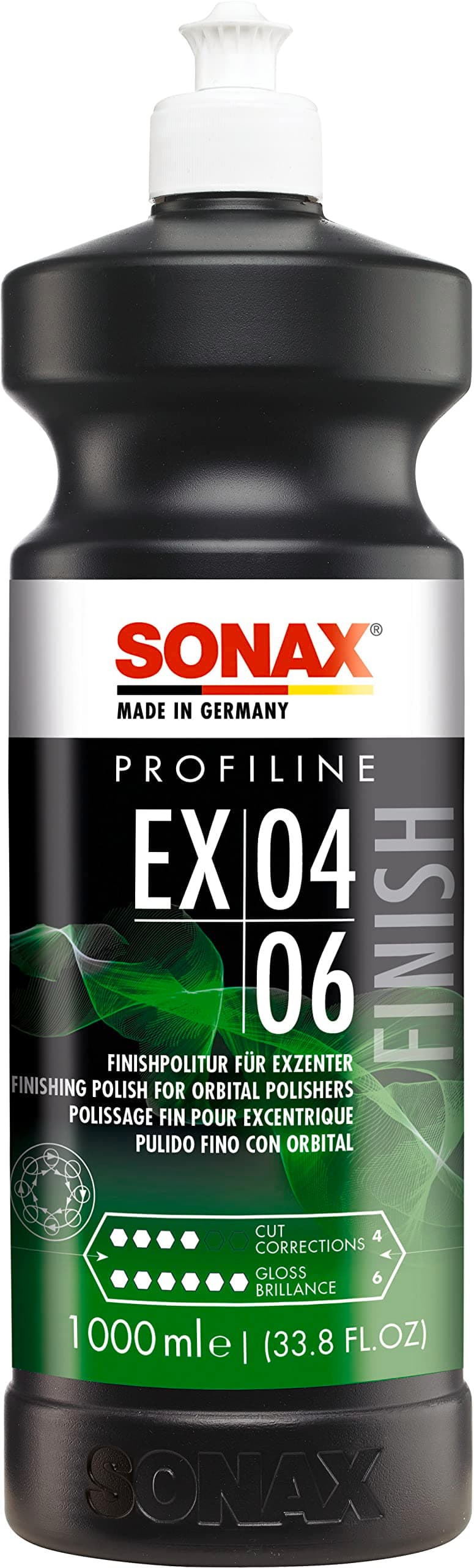 PROFILINE EX 04-06 (1 Litre) - optimal scratch removal, produces perfect gloss. Ideal polish for removing nibs from freshly painted surfaces | Item No. 02423000
