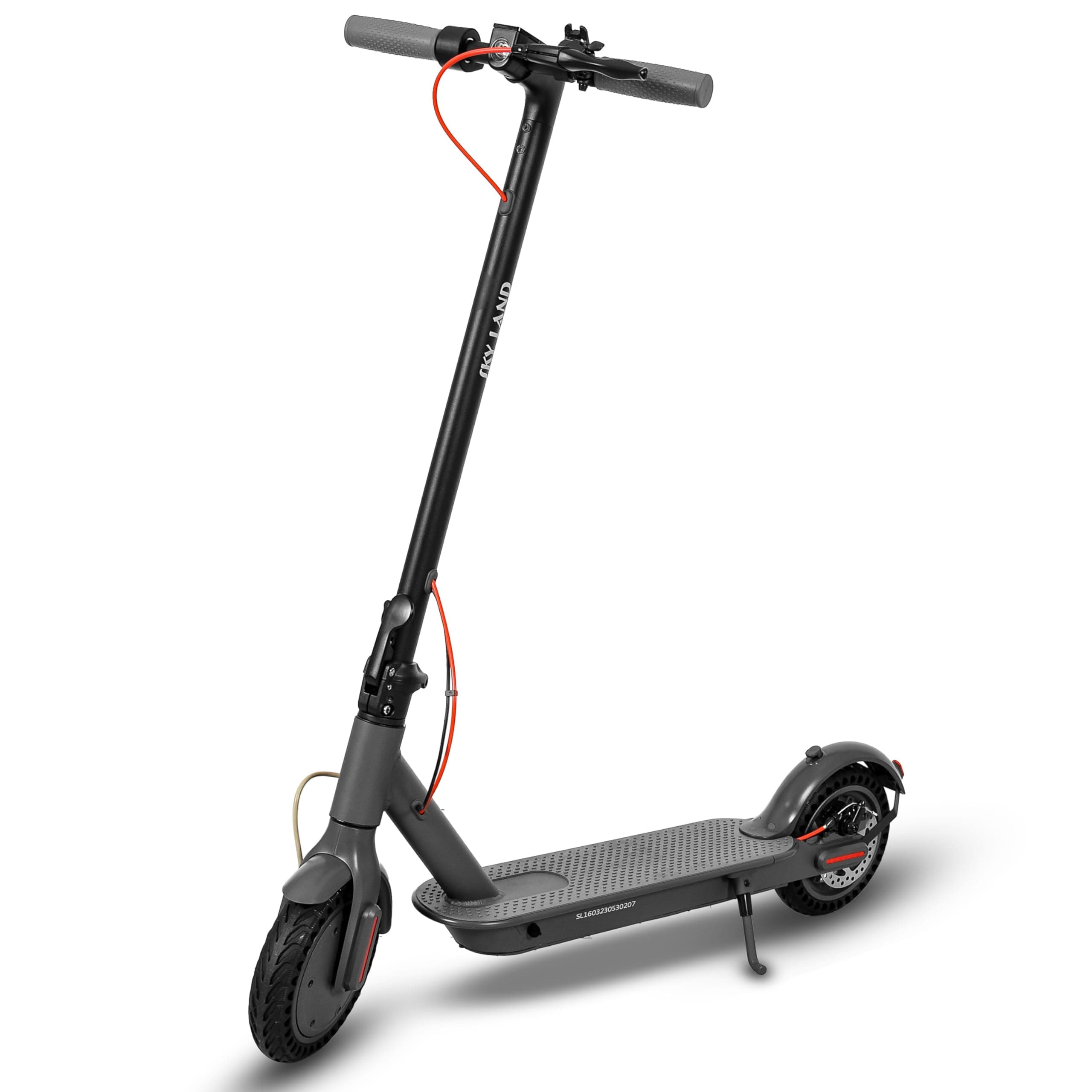 SKY LAND Electric Scooter Pro With 3 Level Speed and Fixed Digital Speedometer On Board -E scooter Black, with Top speed 25km/hr EM-1603-B