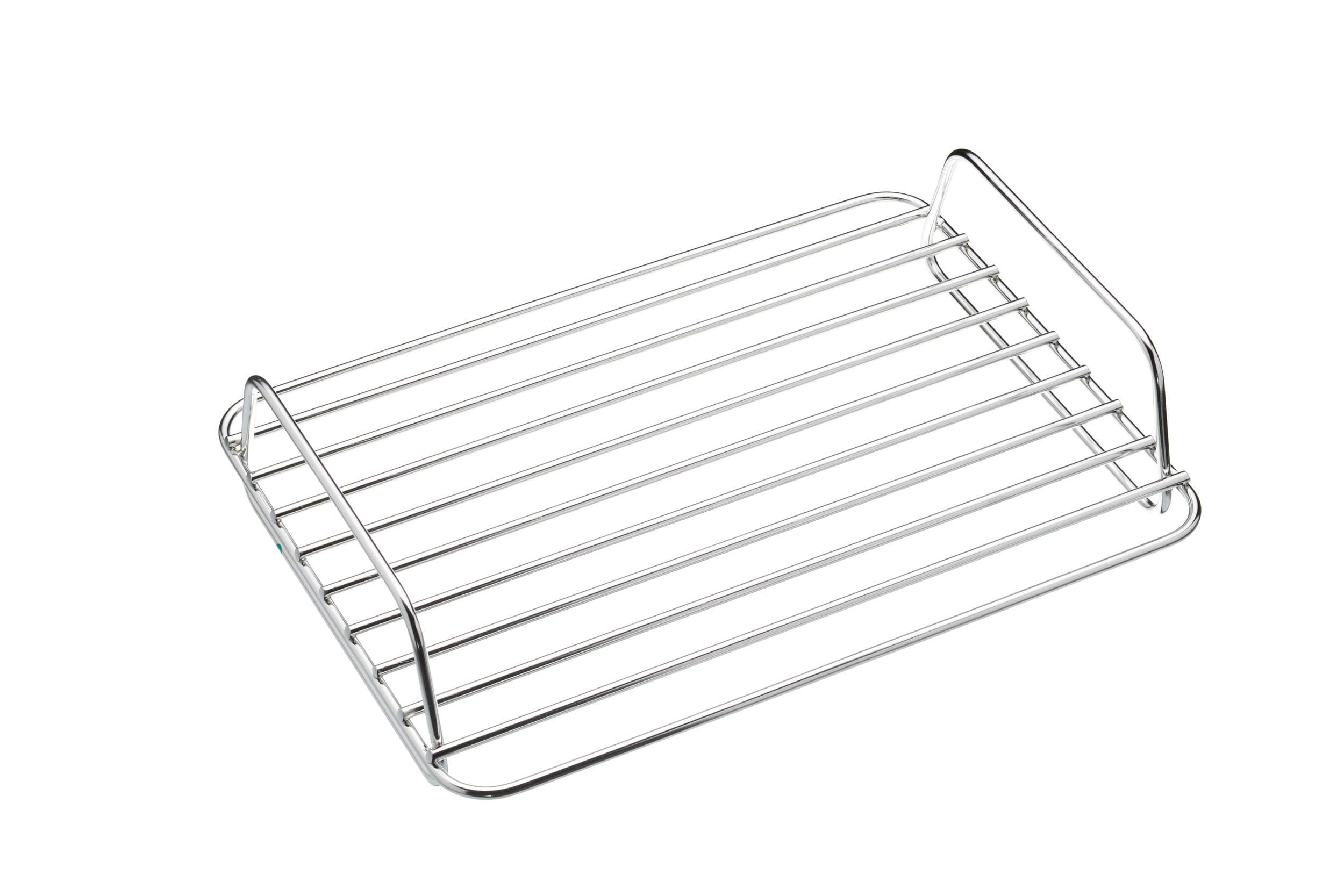MasterClass Large Roasting Rack, Stainless Steel, 32 x 23.5 x 8cm, Metallic, Argentée