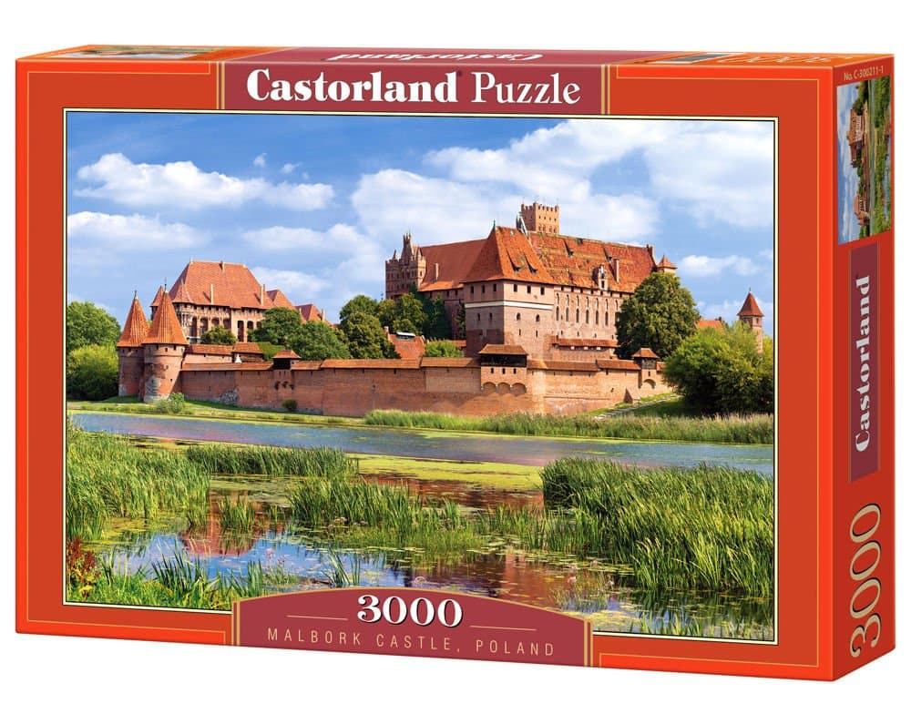 Castorland Hobby Panoramic Malbork Castle, Poland Jigsaw Puzzle, 3000 Pieces Set