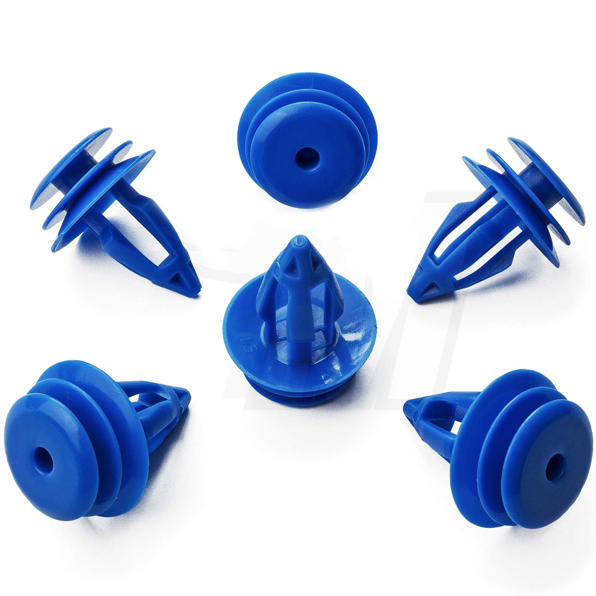 20x PLASTIC CLIPS FRONT REAR WHEEL ARCH TRIM BLUE LR027255