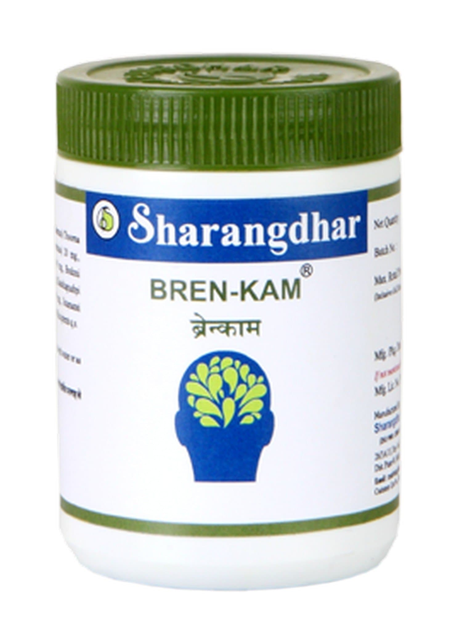 Sharangdhar Pharmaceuticals Brenkam - 120 Tablets, Green