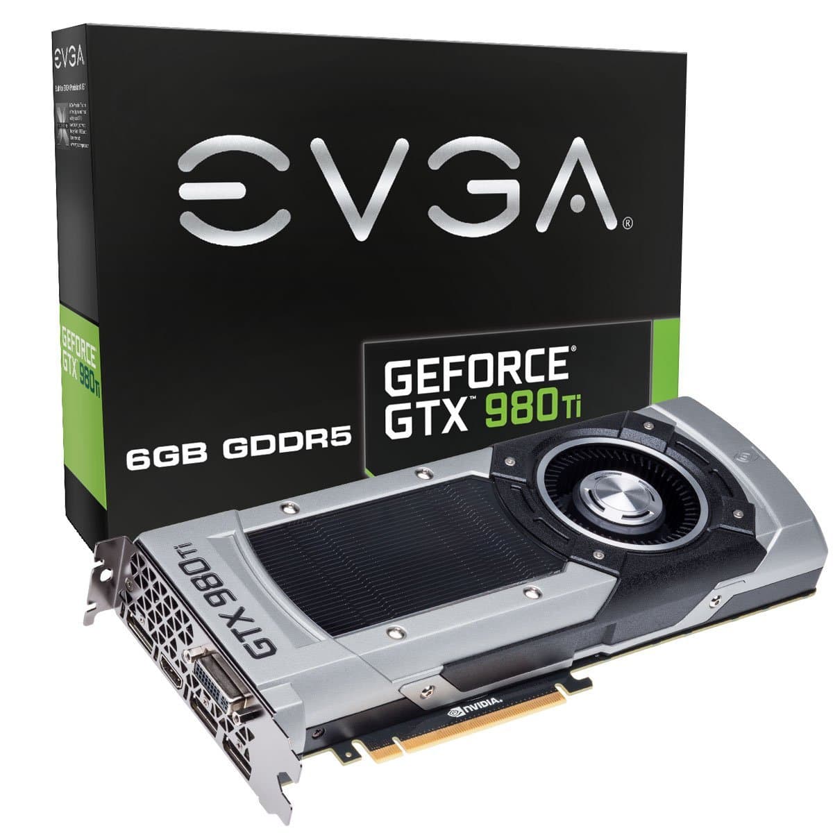 EVGA GeForce GTX 980 Ti 6GB GAMING, Silent Cooling Graphics Card 06G-P4-4990-KR