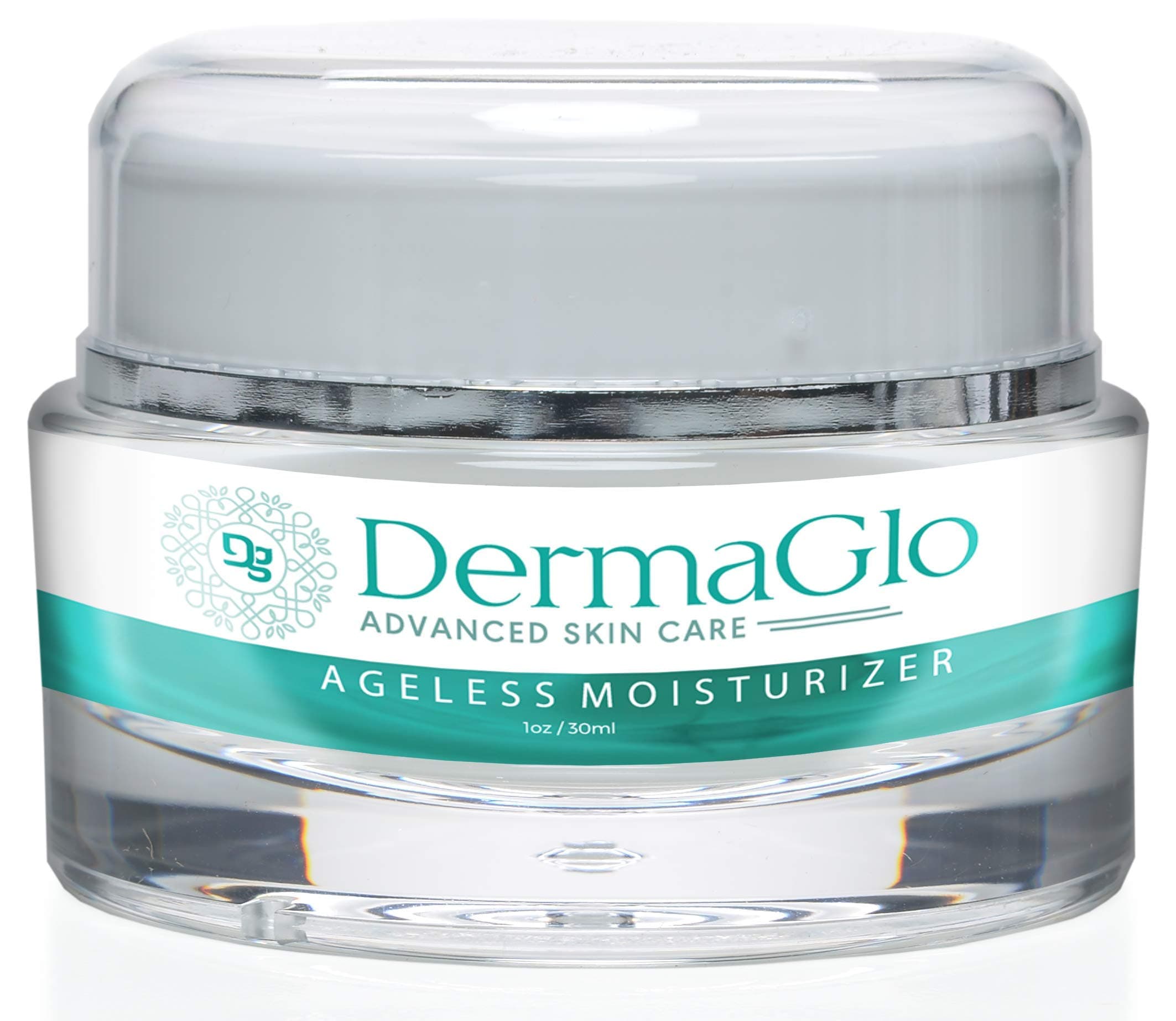 Derma Glo- Advanced Skincare- Ageless Moisturizer- Deeply Hydrate Day & Night Facial Moisturizer- Minimize Wrinkles and Aging 1oz/30ml