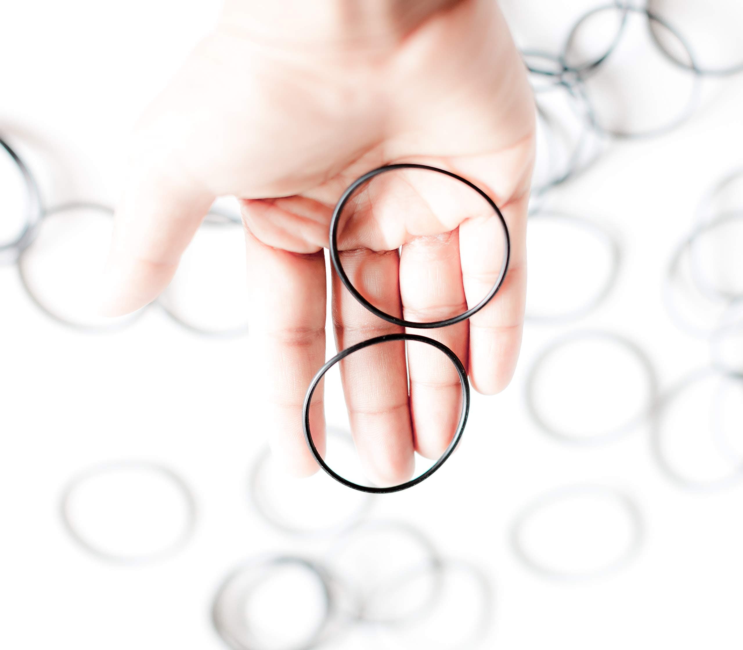 EAI AS568 O'Ring Seal #032 (Pack of 50) ID: 1 7/8" CS: 1/16" Buna-N 70A Durometer 1 7/8"x2"x1/16" Nitrile Rubber Oring