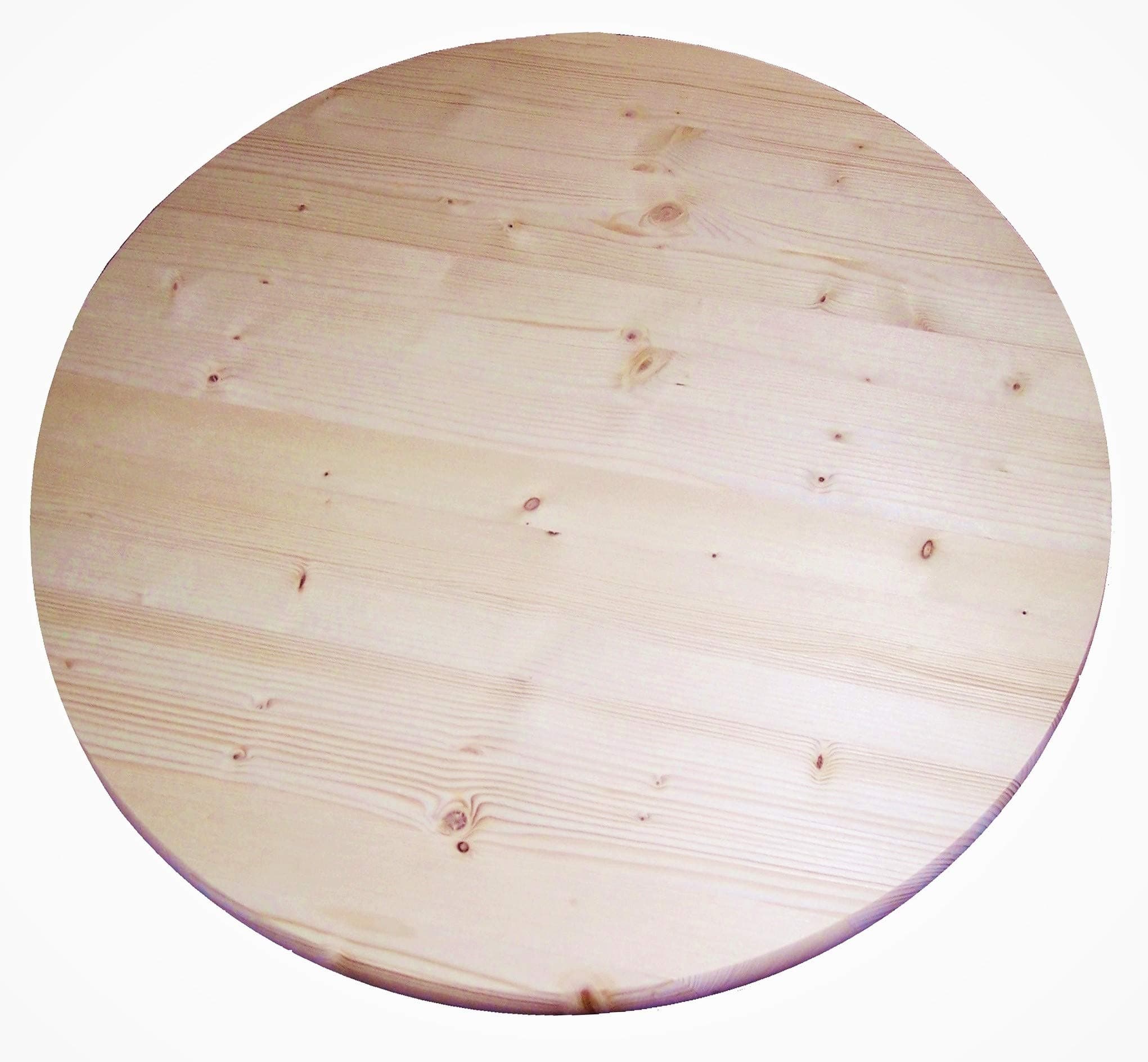5/4" x 24" Allwood Round Table Top, 1" net Thick Pine Round Panel