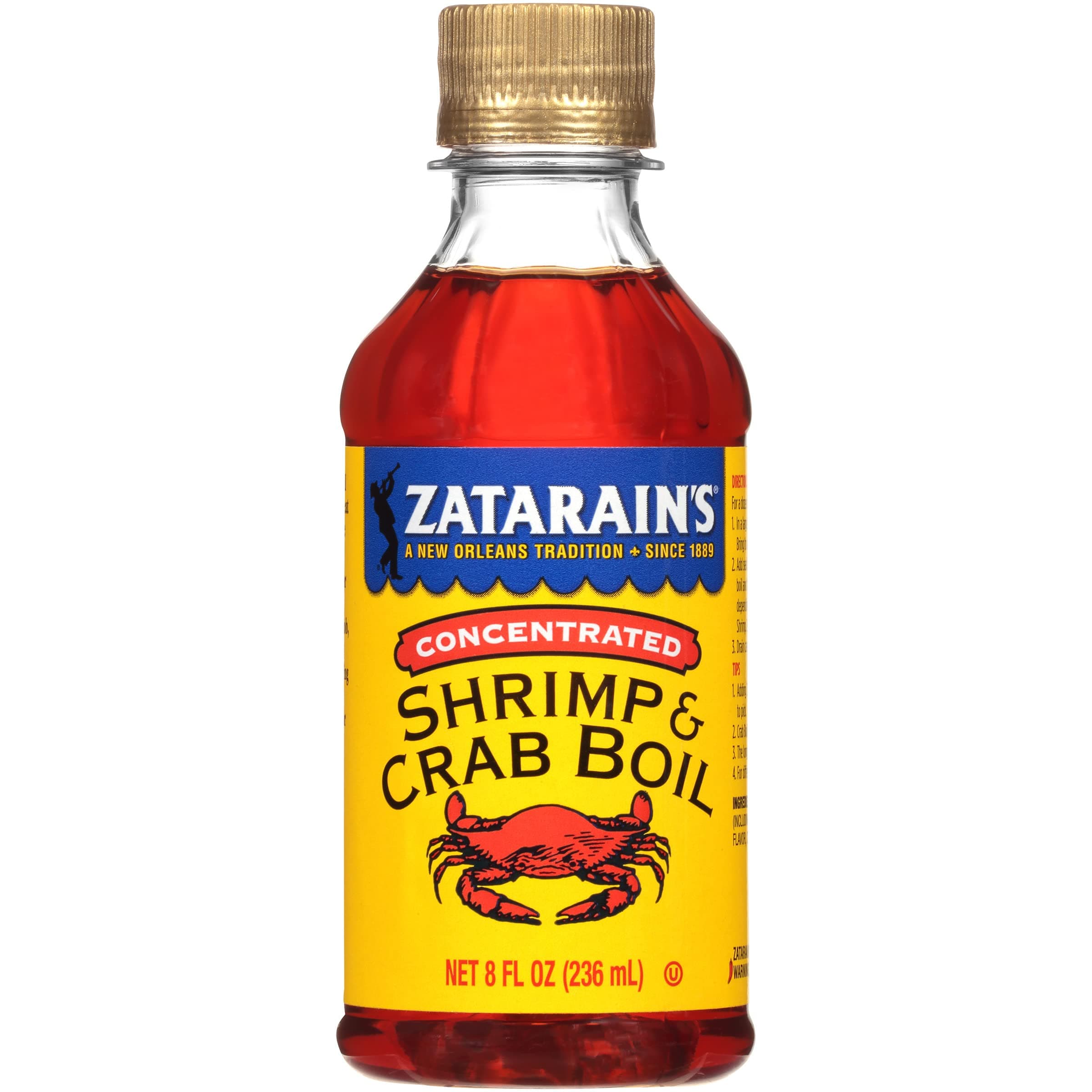Zatarain's New Orleans Style Liquid Crab Boil, 8 oz