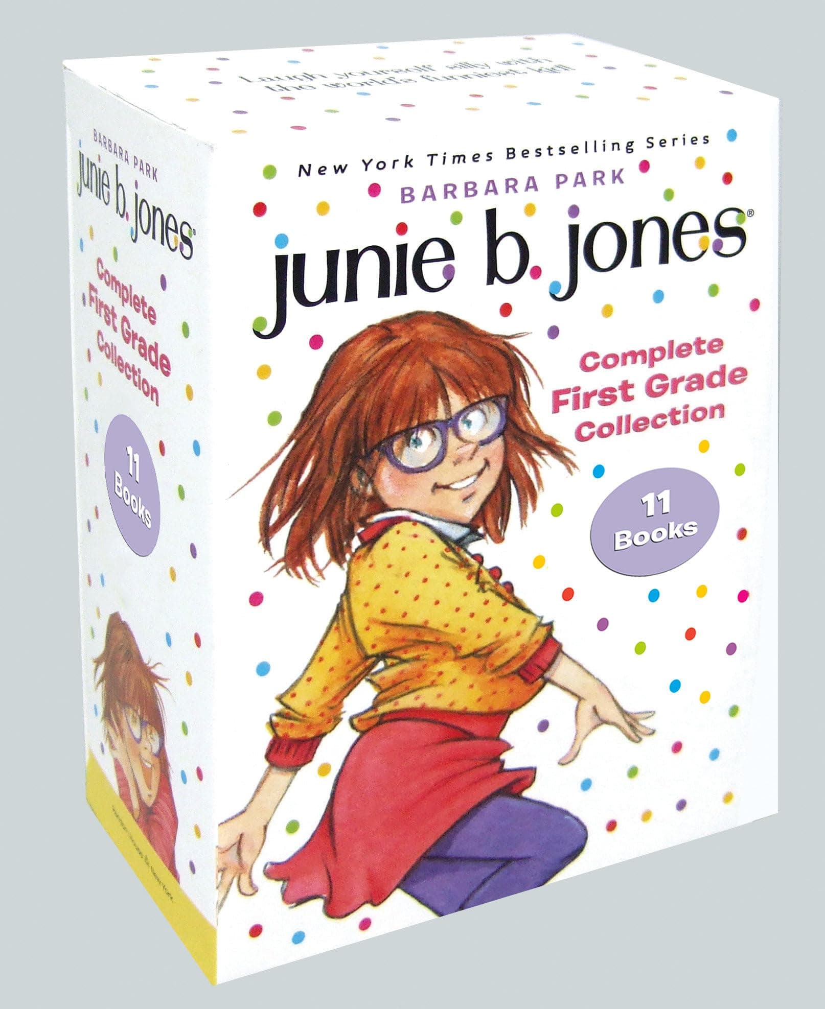 Junie B. Jones Complete First Grade Collection: Books 18-28 with Paper Dolls in Boxed Set by Barbara Park, Denise Brunkus - Paperback