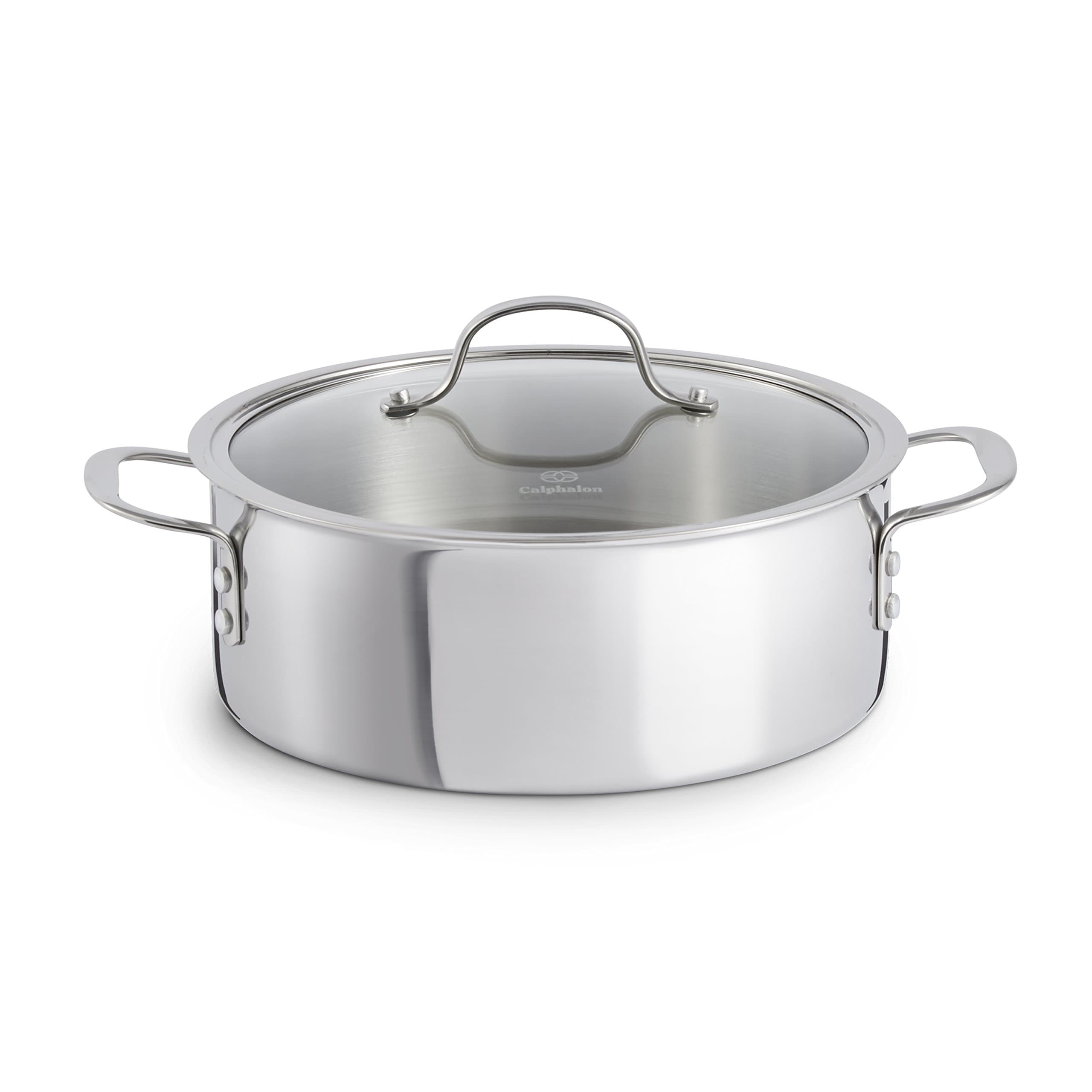 Tri-Ply Stainless Steel Cookware, Dutch Oven, 5-quart