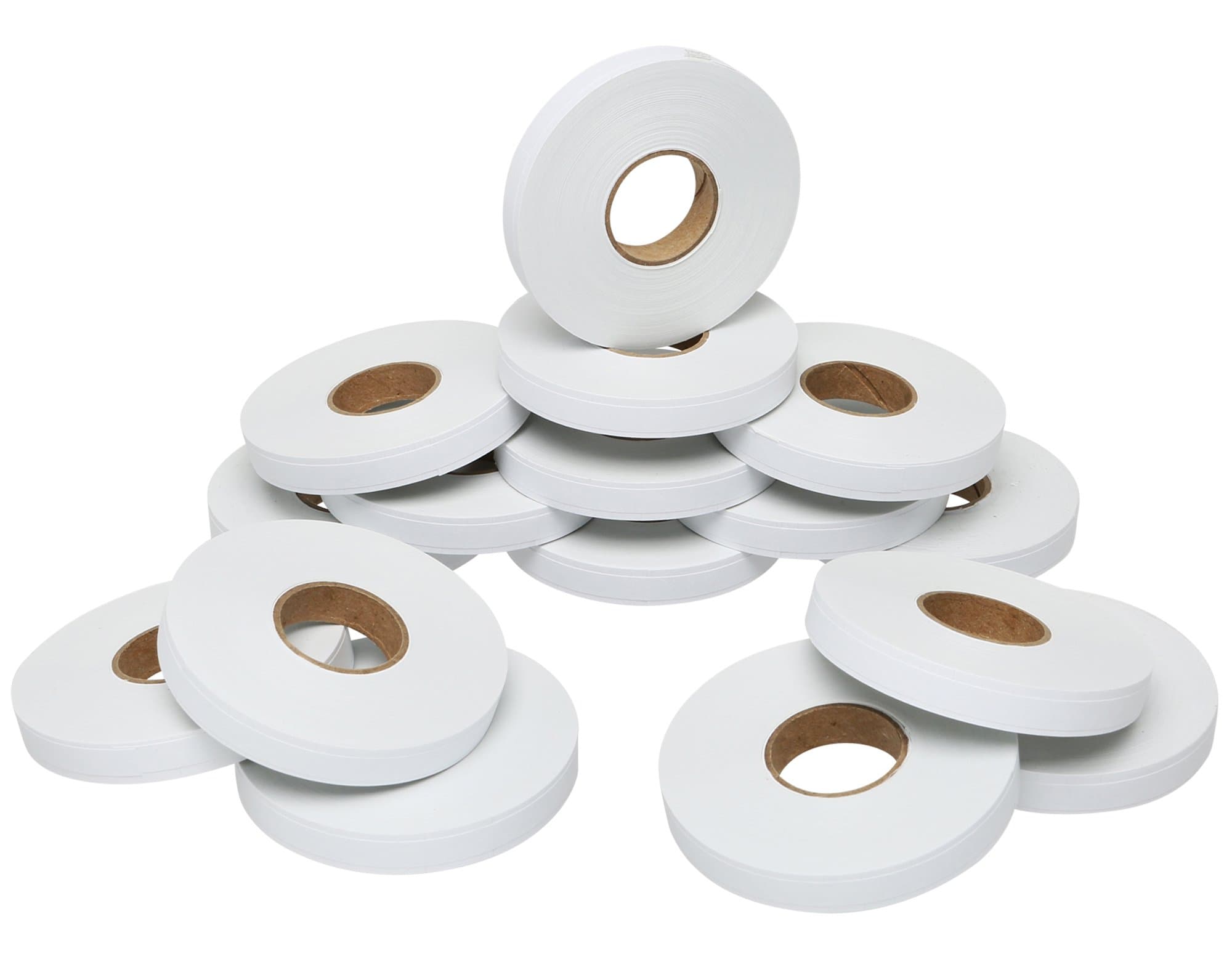 White Permanent Pricing Labels for Monarch 1110 Price Gun – 1 Sleeves, 16 Rolls Value Pack - 17,000 Pricemarking Labels – with Ink Rolls Included