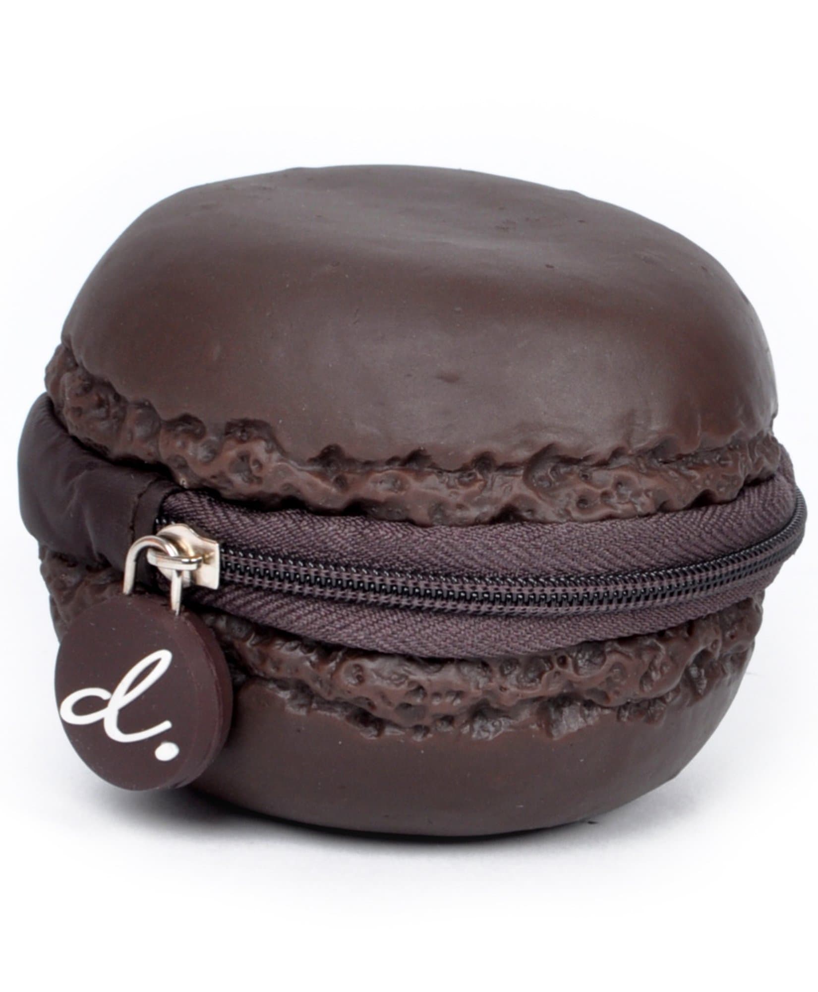 Scented Macaron Chocolate Scented Coin Purse - Brown
