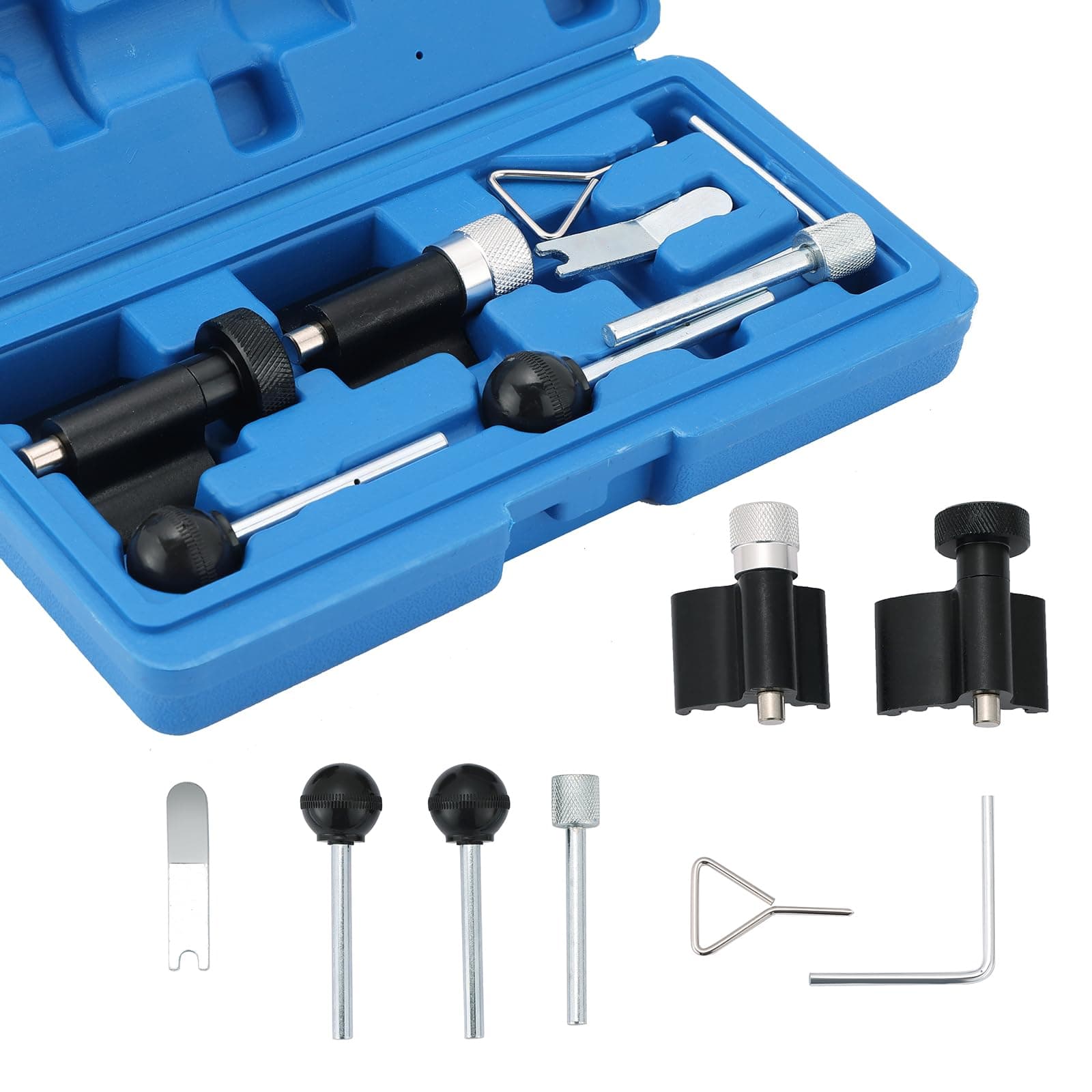 DASBET Diesel Engine Timing Crank Locking Tool Set | Diesel Engine Timing Tool Kit Compatible with Volkswagen VW Audi SEAT Skoda 1.9L 2.0L TDI PD DOHC Engine