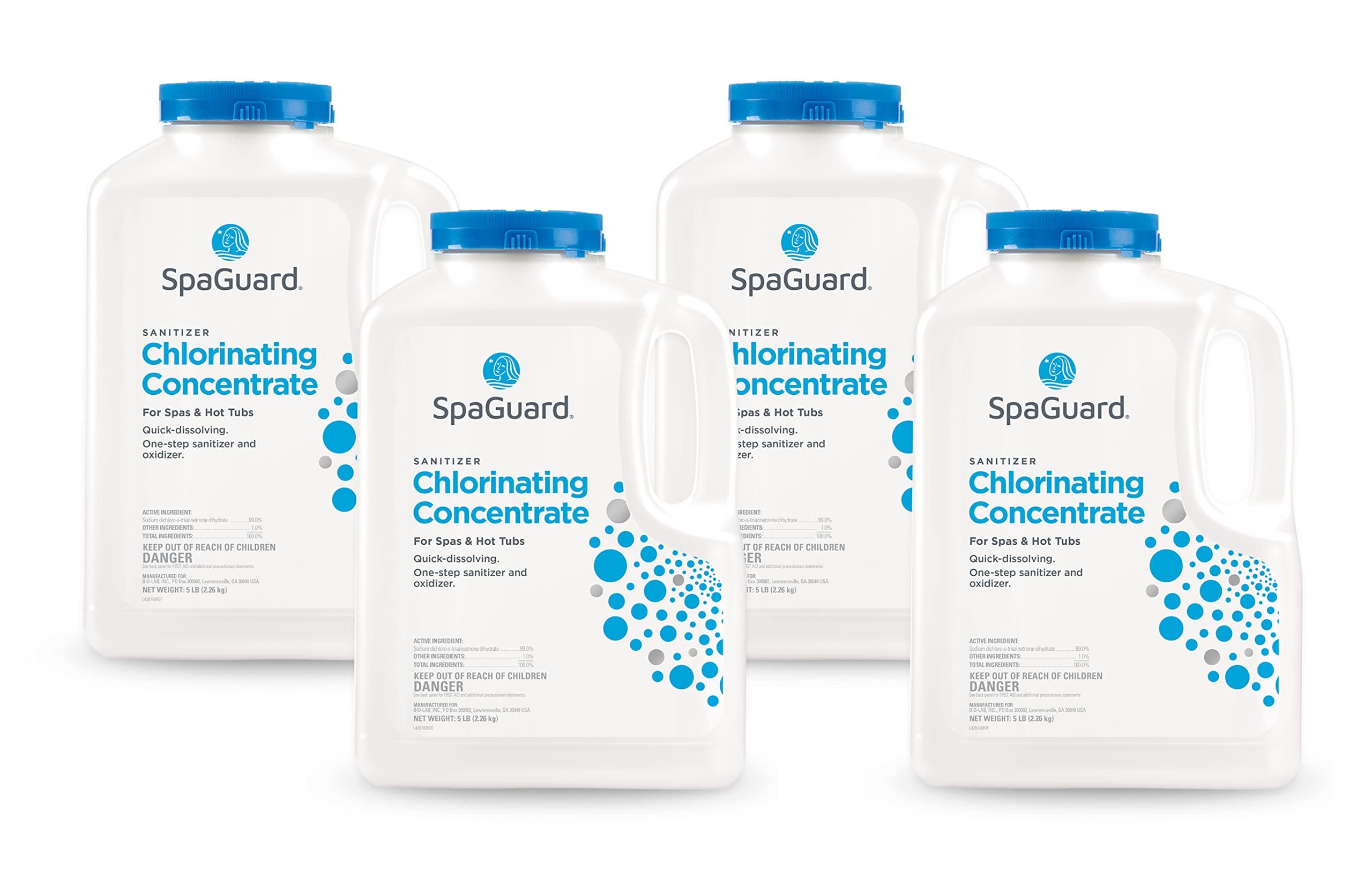 SpaGuardSpa Chlorinating Concentrate - 5 Lb Pack of 4