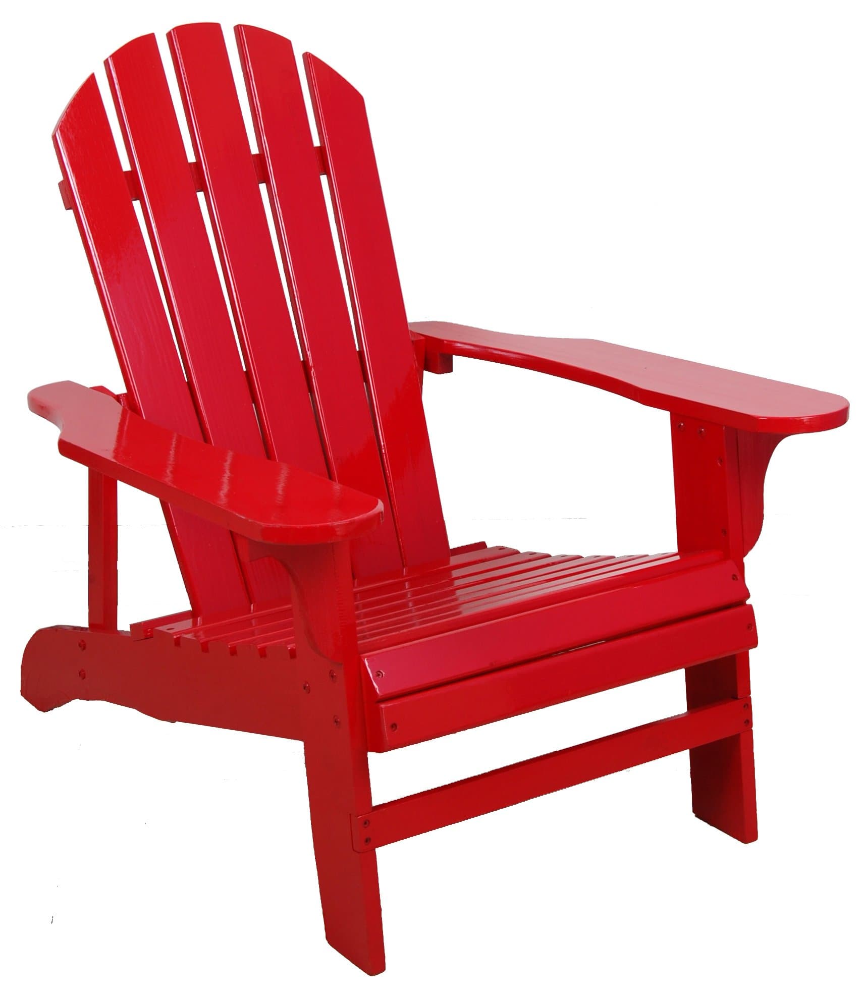 Red Adirondack Chair for Patio, Deck or Yard