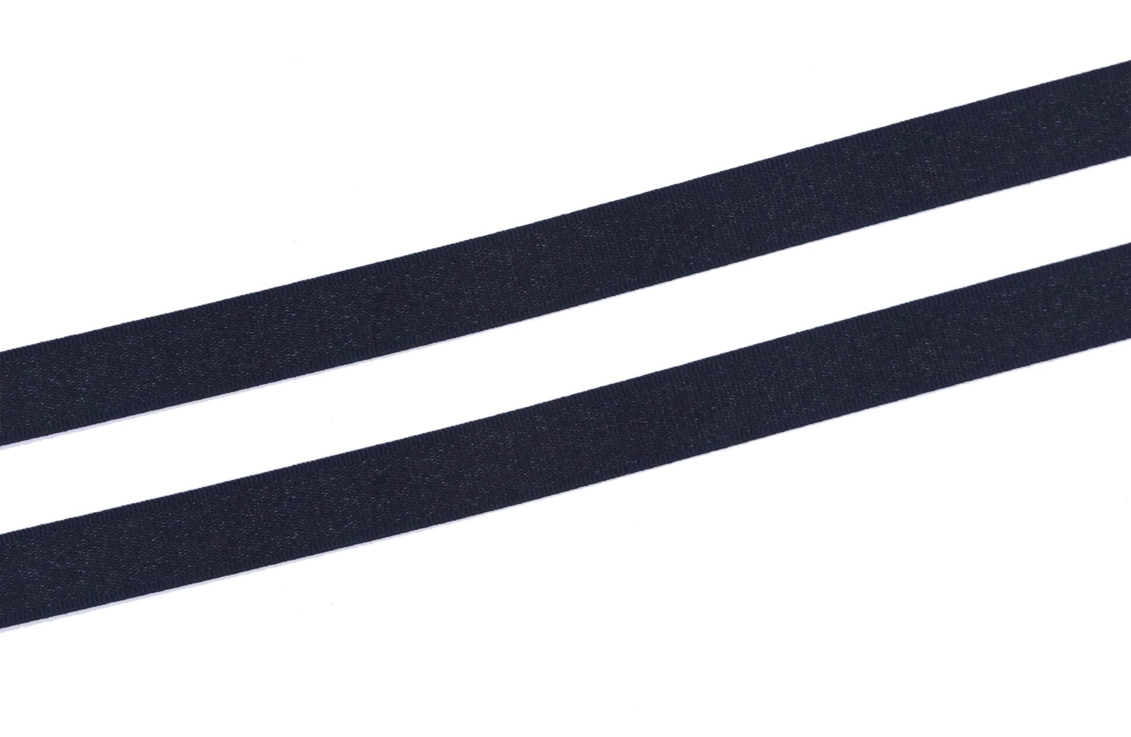 YYCRAFT 3/8 Inch 10mm Bra Strap Elastic Band Trim Elastic Ribbon Craft Sewing(20 Yards,Black)