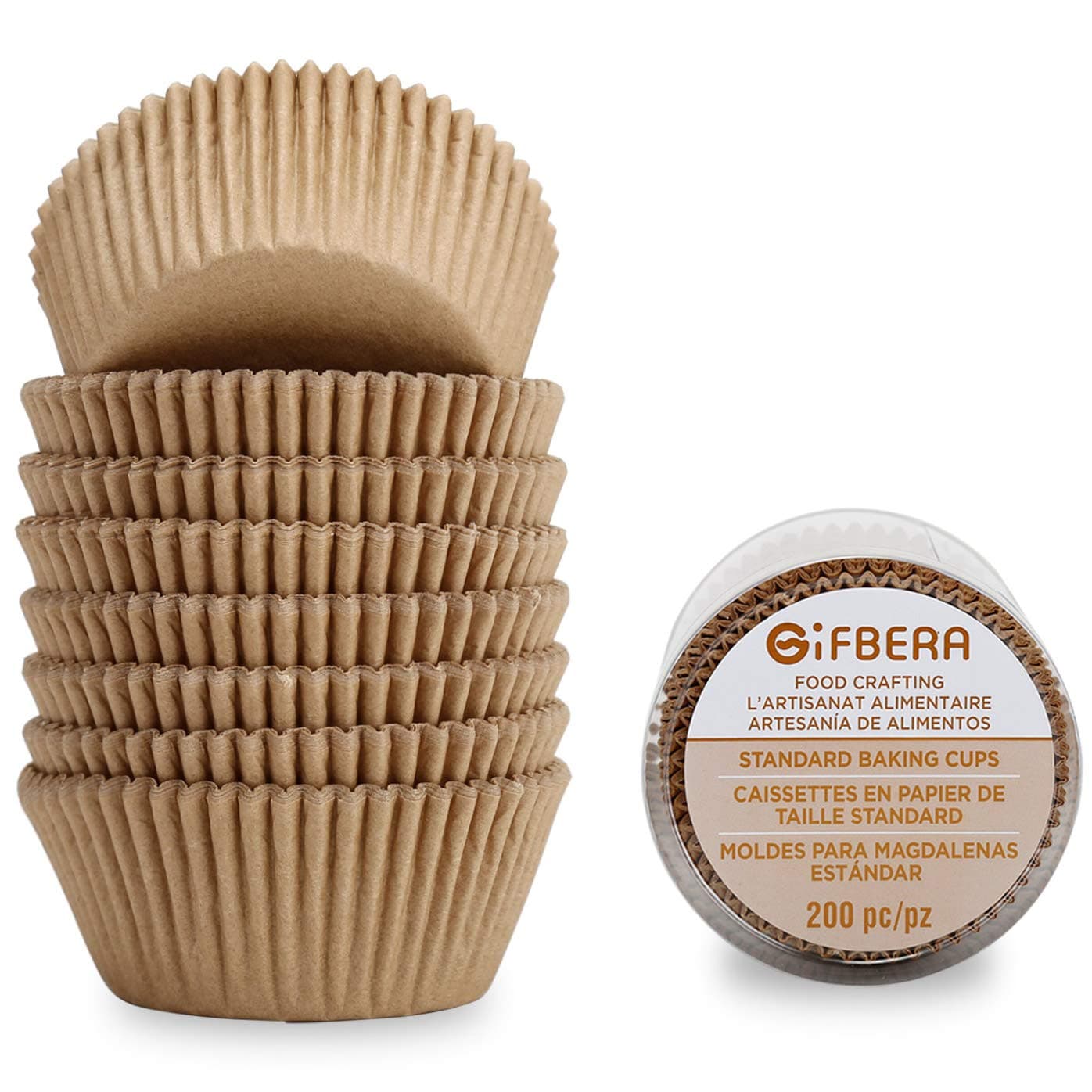 Natural Odorless Cupcake Liners