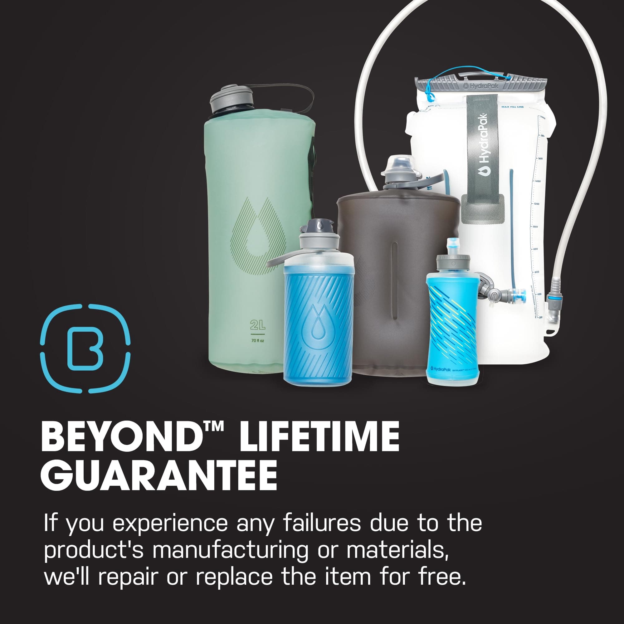 HydraPak Velocity IT (1.5L or 2L Hydration Reservoir) - Insulated Water Bladder/Reservoir for Hydration Pack – Self-Sealing Bite Valve, Leak Proof and Dishwasher Safe