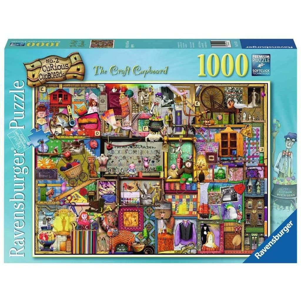 Ravensburger CT: The Craft Cupboard 1000 pc, MULTICOLOUR, 19412, The Craft Cupboard Puzzle