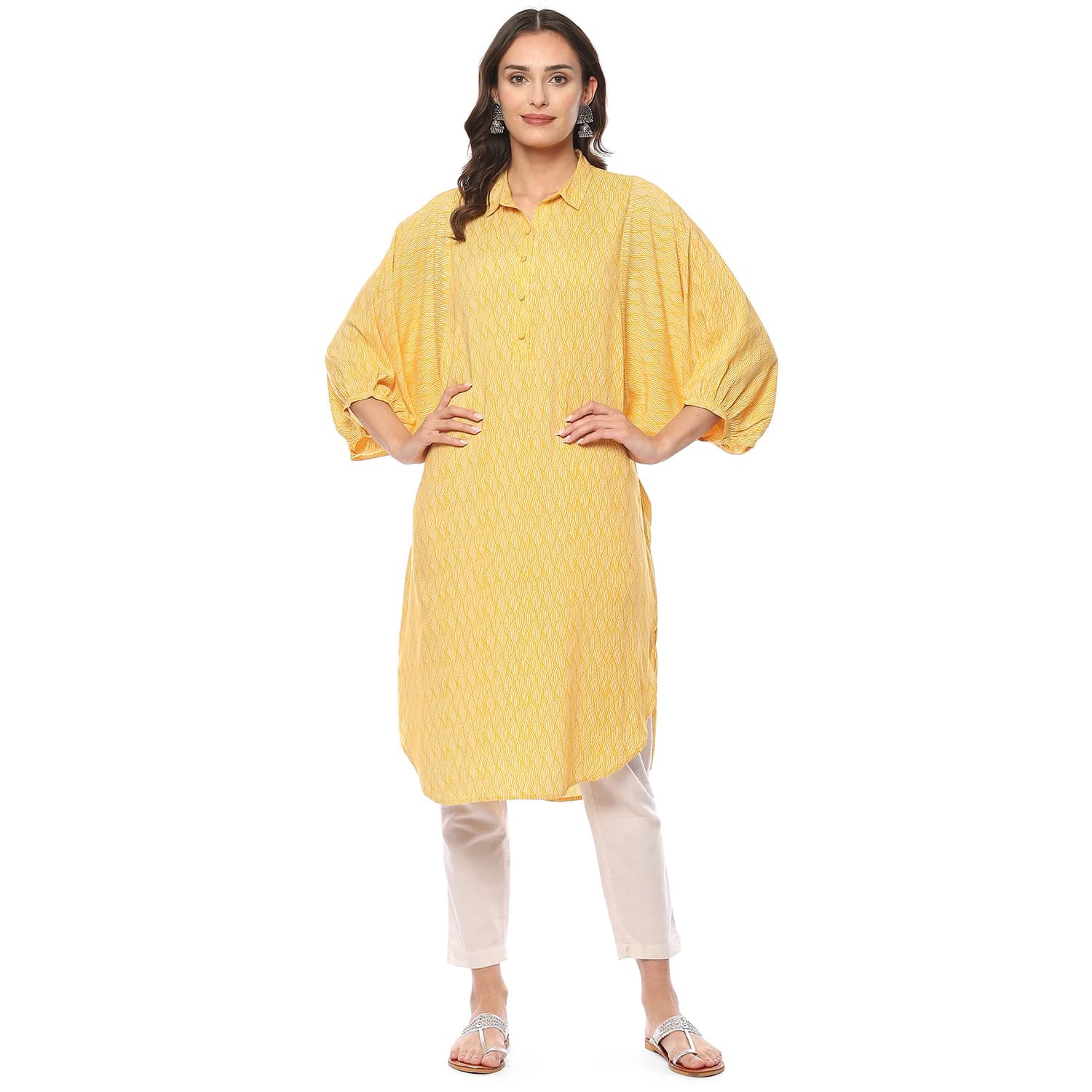 BIBA Women Rayon Kurta