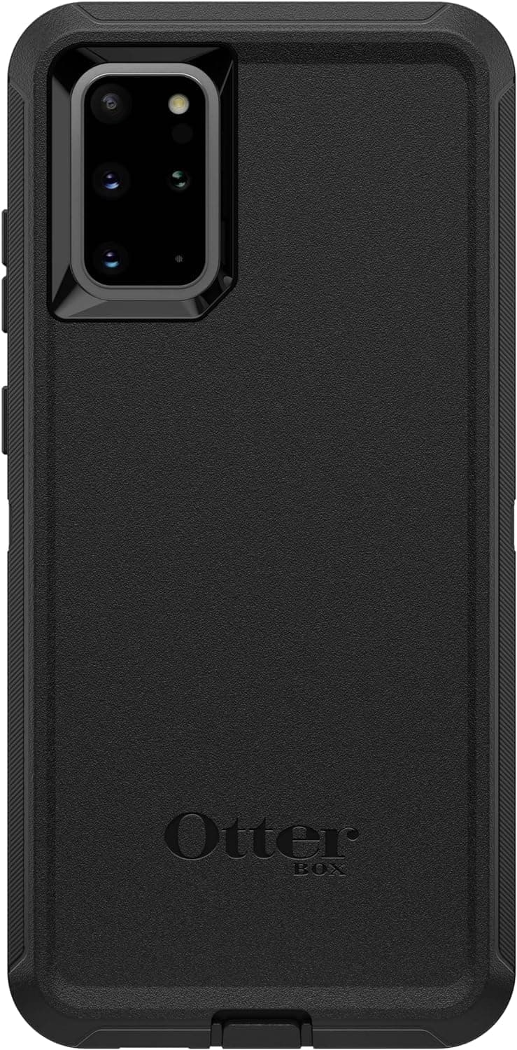 OtterBox Galaxy S20+ (Only) - Defender Series Case - Black - Case Only - Rugged & Durable - with Port Protection - Non-Retail Packaging