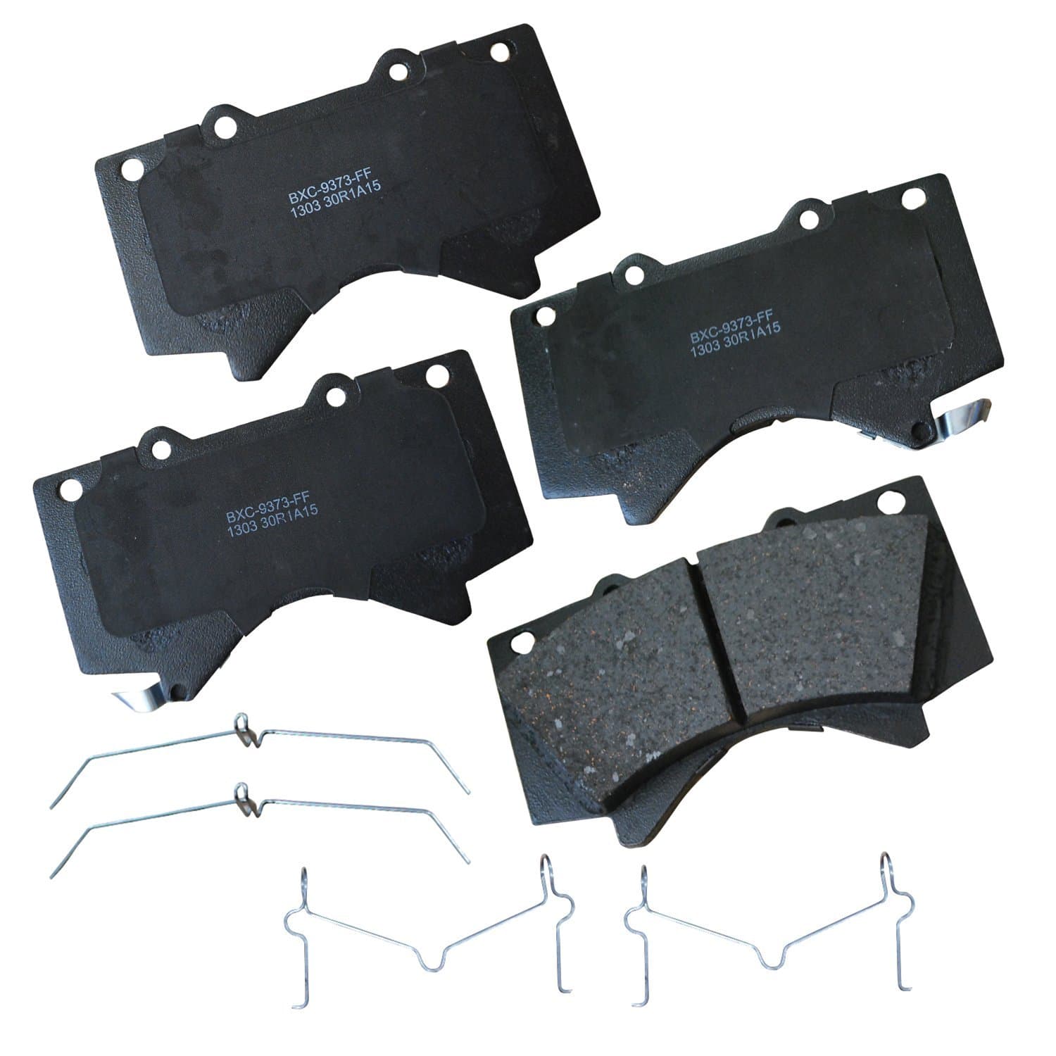 Bendix Premium SBC1303 Ceramic Front Brake Pads for Lexus LX570 2011-2008, LX570 2021-2013, Toyota Land Cruiser 2011-2008, Land Cruiser 2021-2013, Sequoia 2022-2008, Tundra 2021-2007