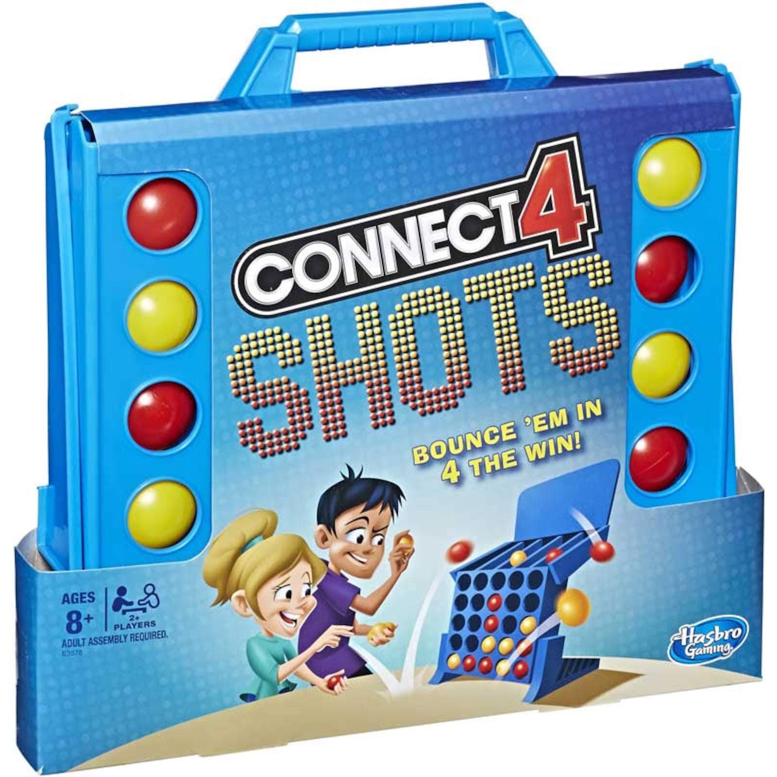 Connect 4 Shots Game, 2 Players,Multicolor,5.71 x 31.7 x 29.2 cm